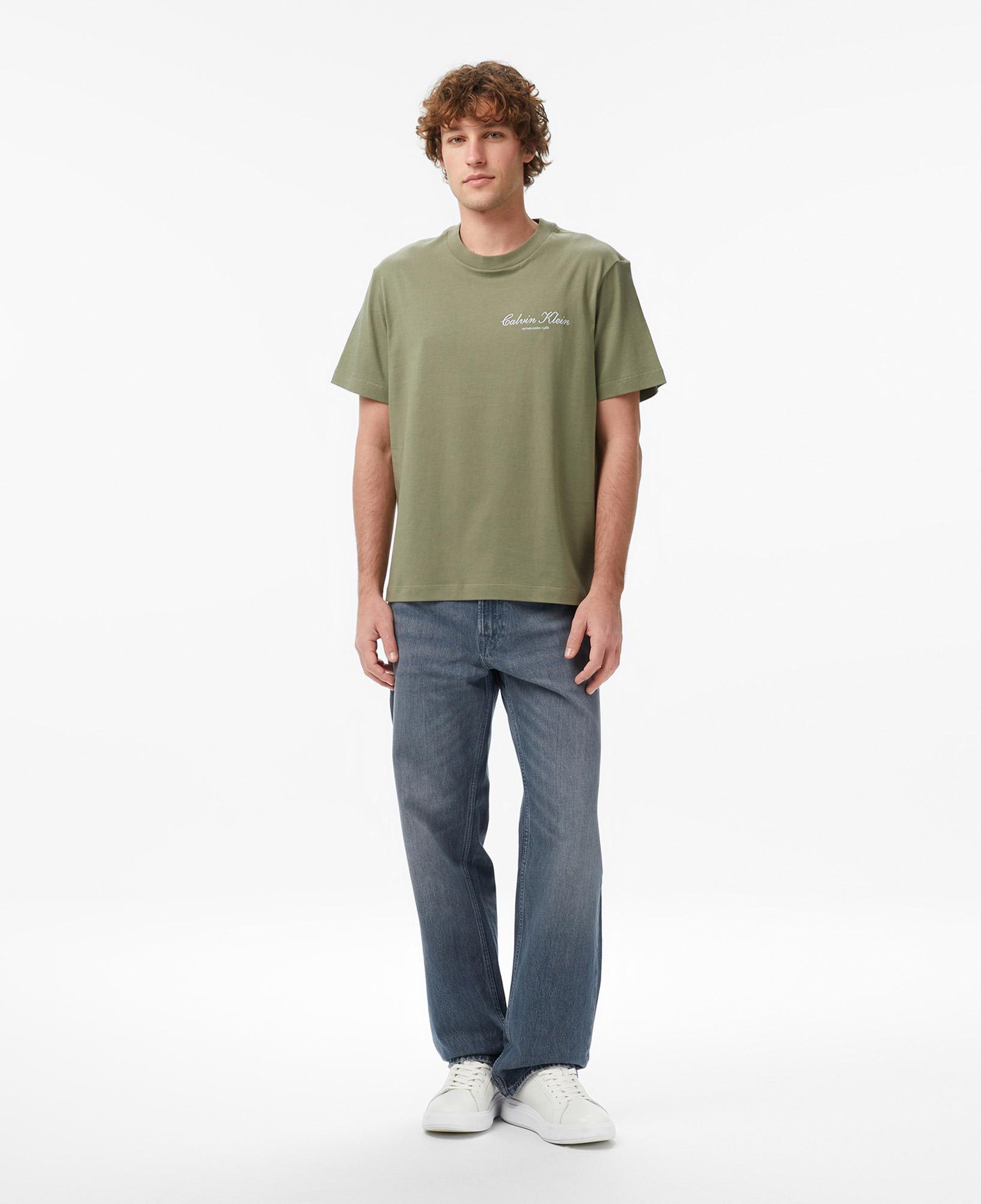 Calvin Klein 20S March Graphic Seasonal Erkek Haki T-Shirt