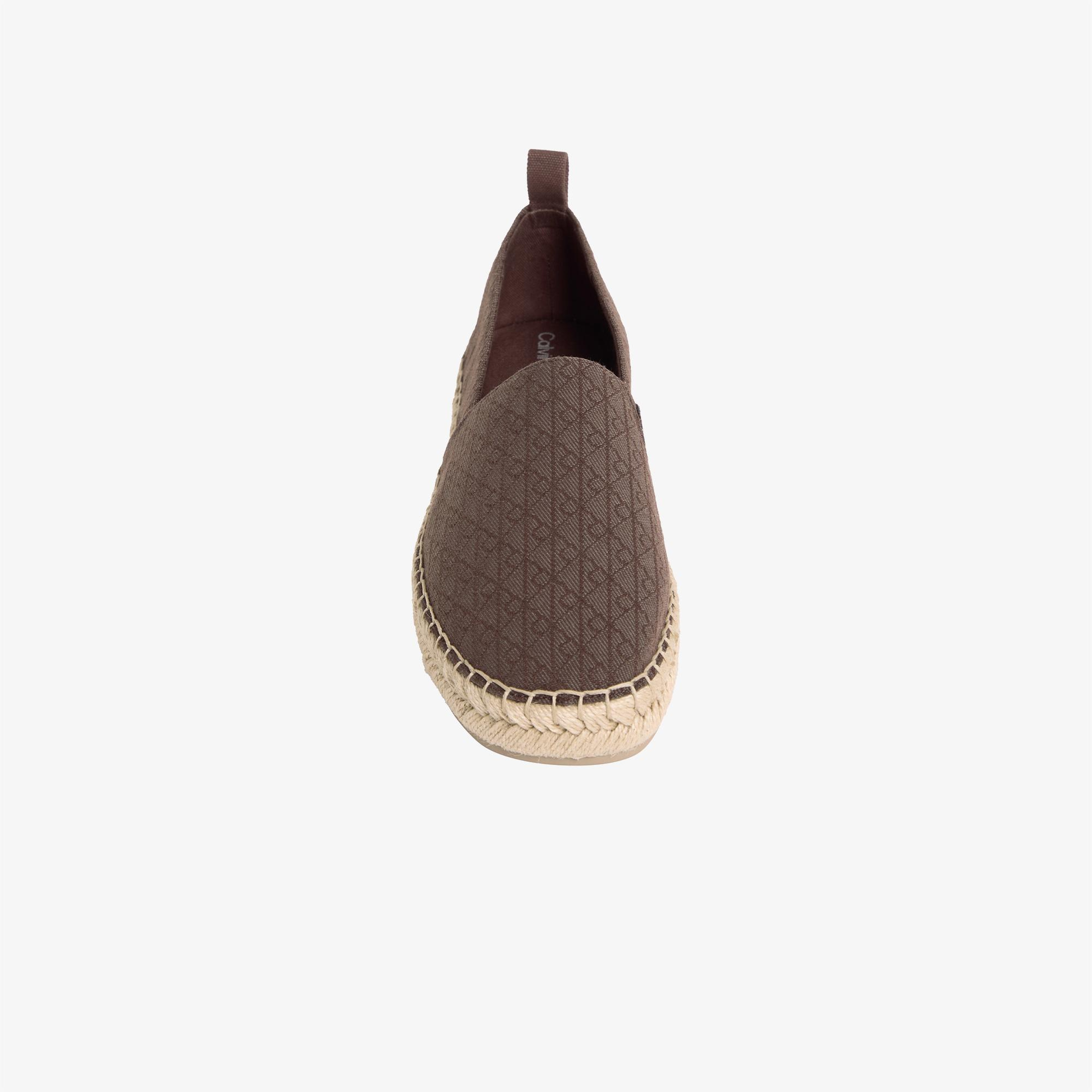 Calvin Klein Oblique Kadın Kahverengi Espadril