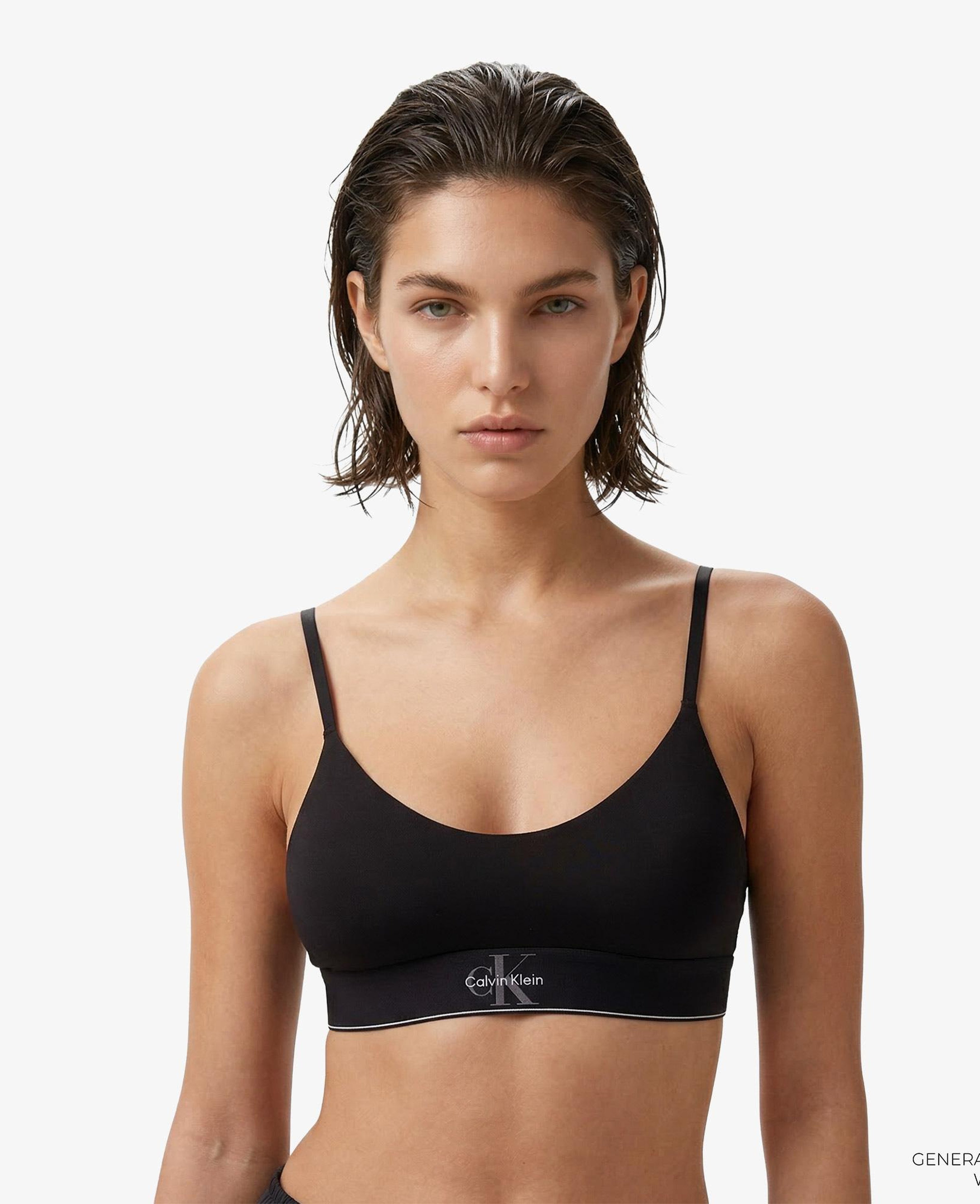 Calvin Klein Unlined Kadın Siyah Spor Sütyeni