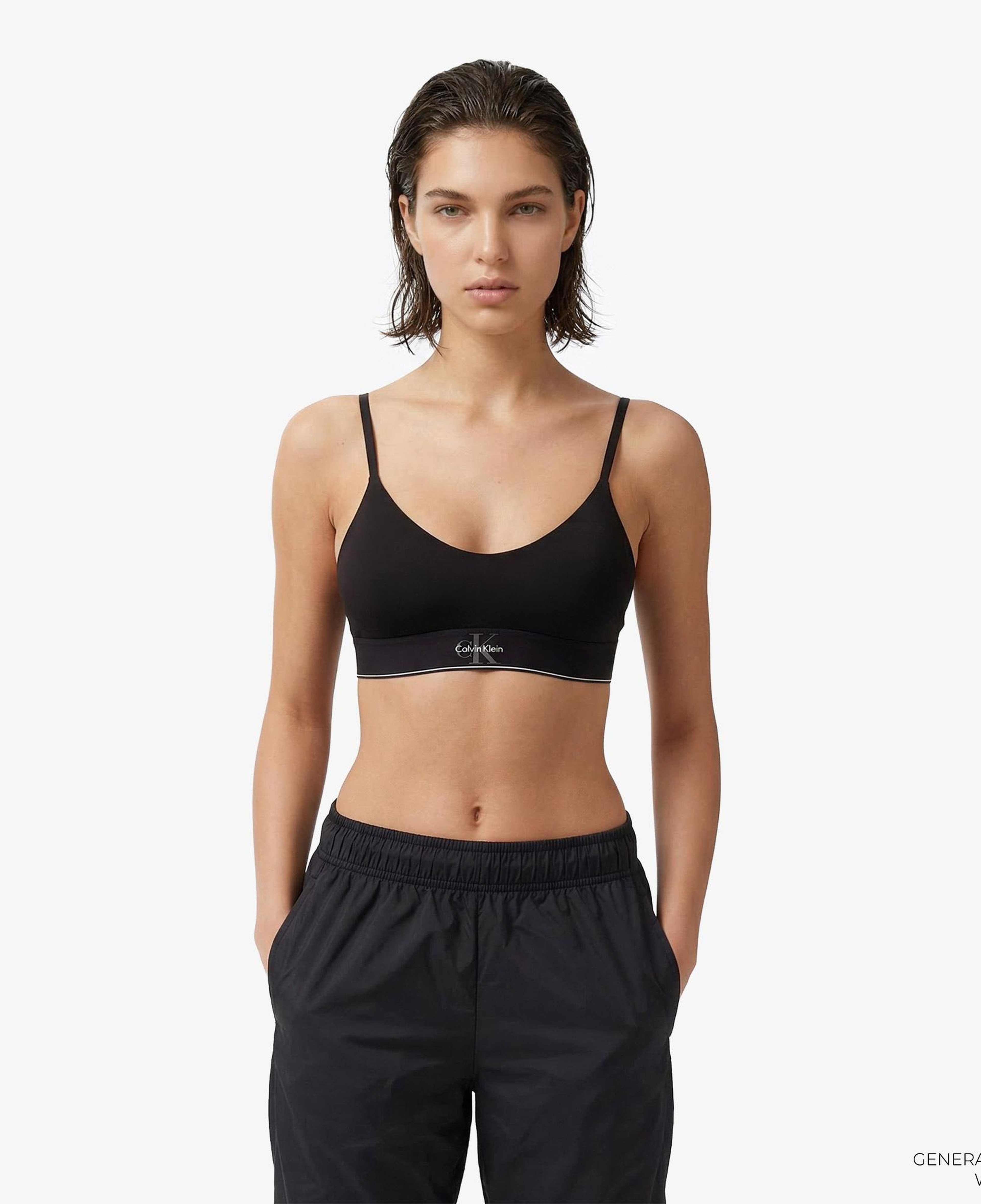Calvin Klein Unlined Kadın Siyah Spor Sütyeni