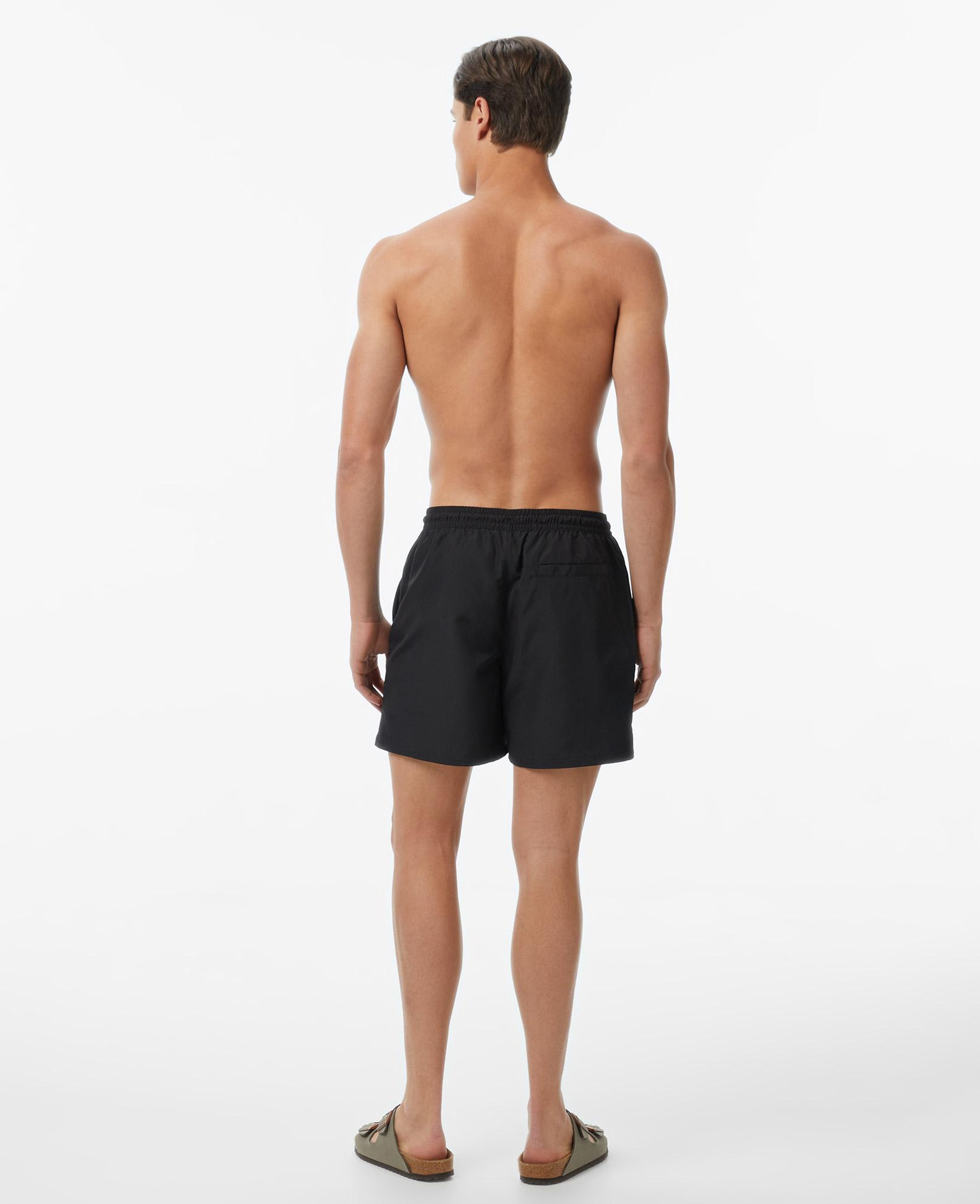 Calvin Klein Medium Drawstring Waistband Erkek Siyah Deniz Şortu