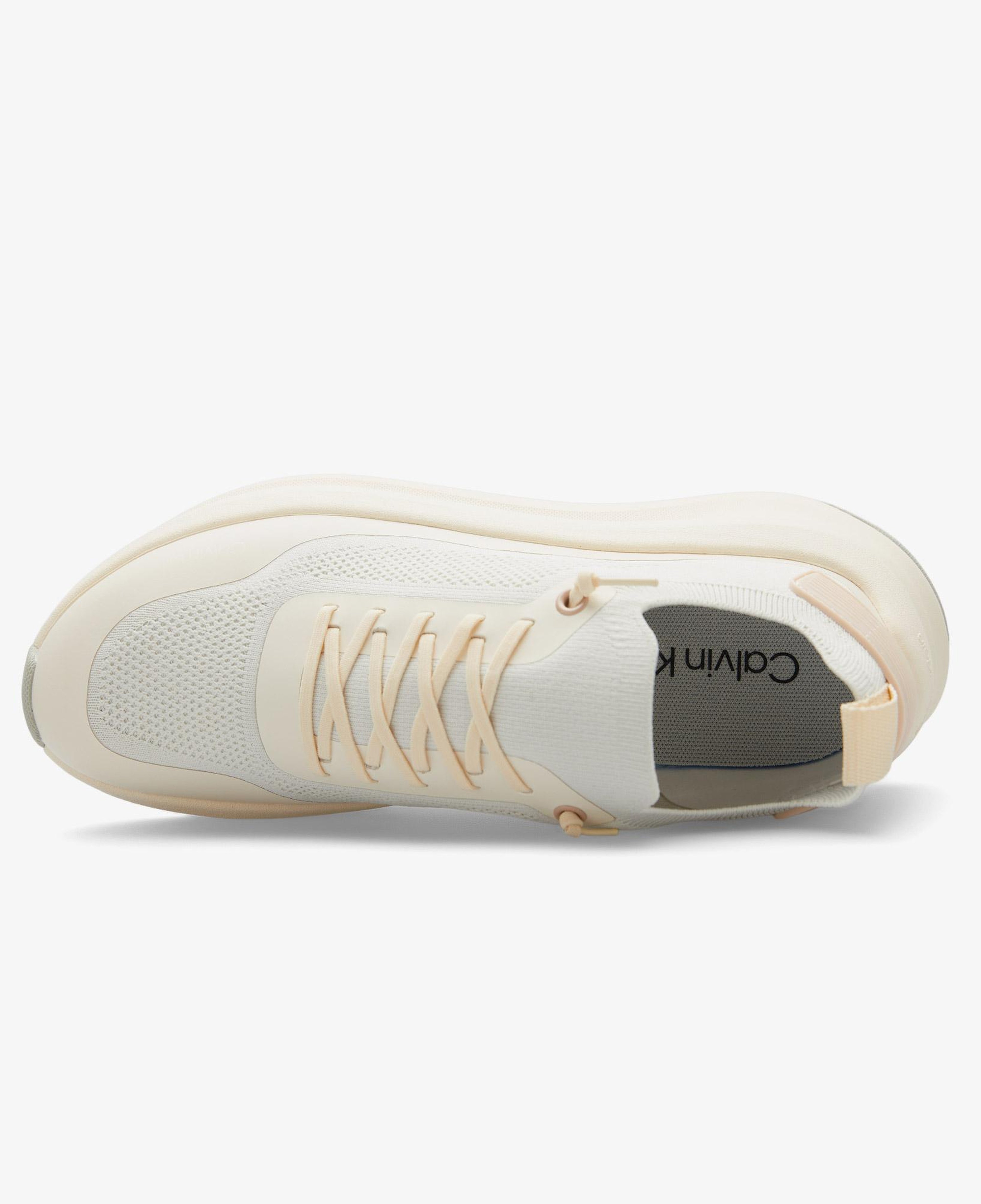 Calvin Klein Chunky Runner Lace Up Sock Knit Kadın Gri Sneaker