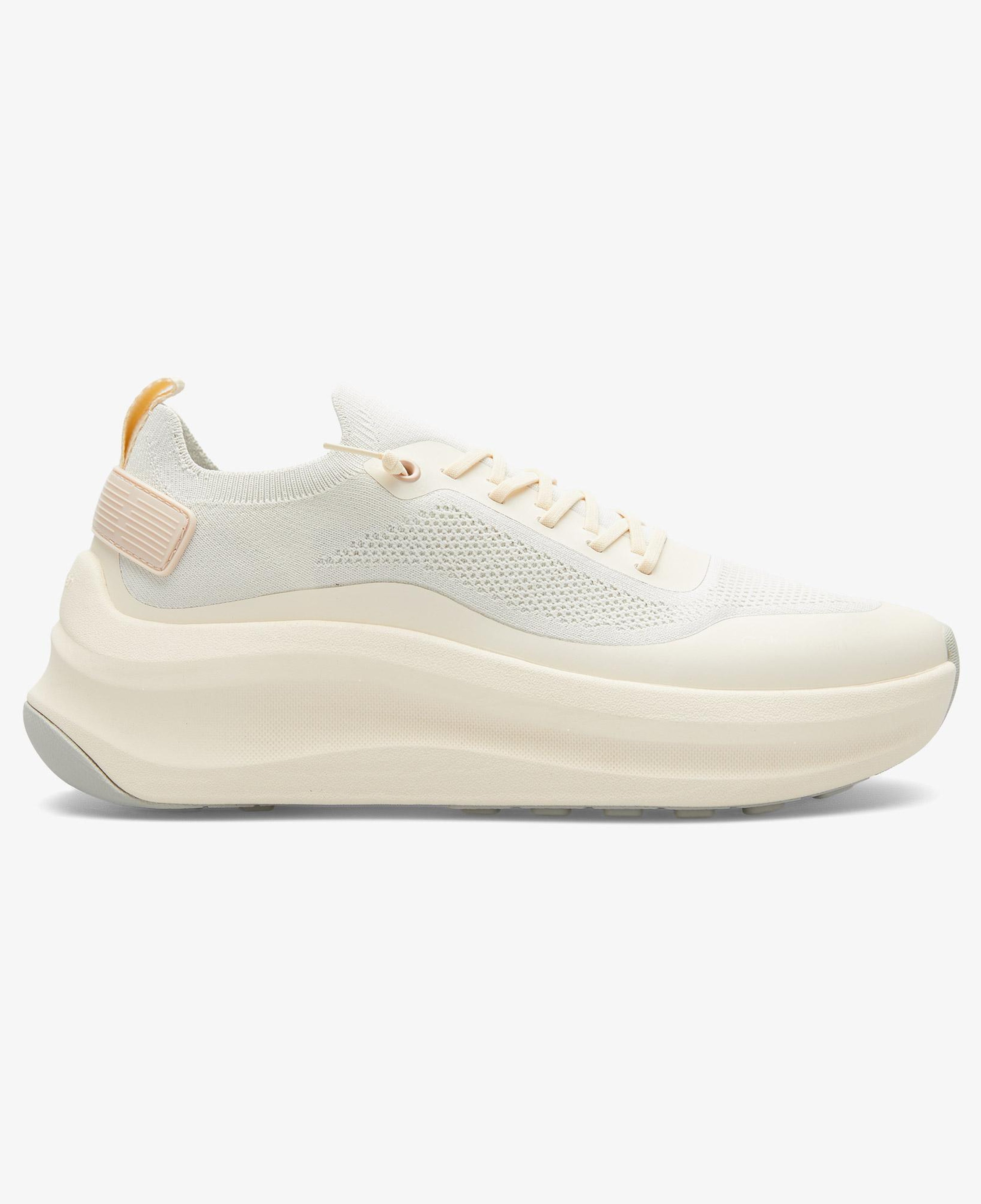 Calvin Klein Chunky Runner Lace Up Sock Knit Kadın Gri Sneaker