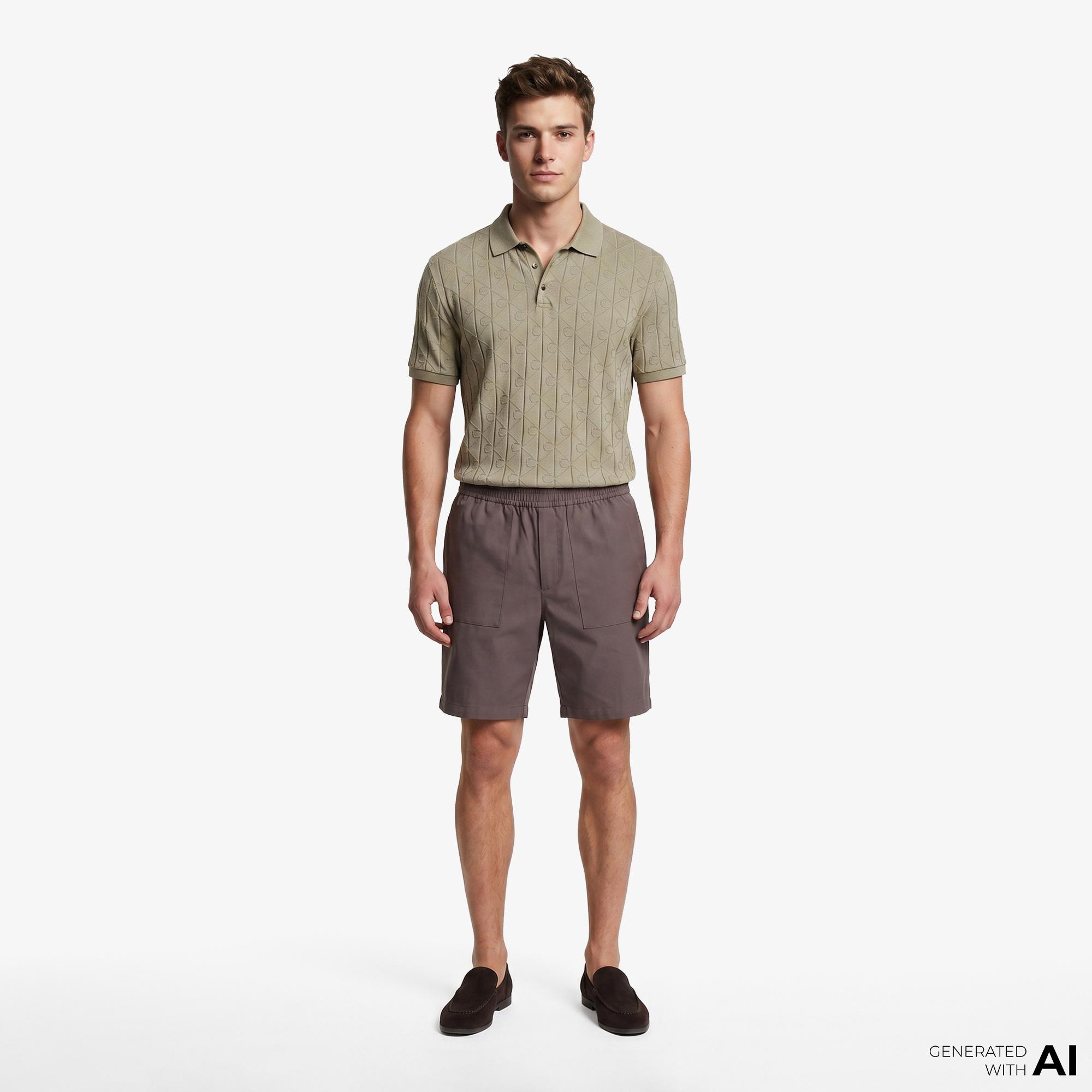 Calvin Klein Liyosel Pull On Erkek Kahverengi Şort