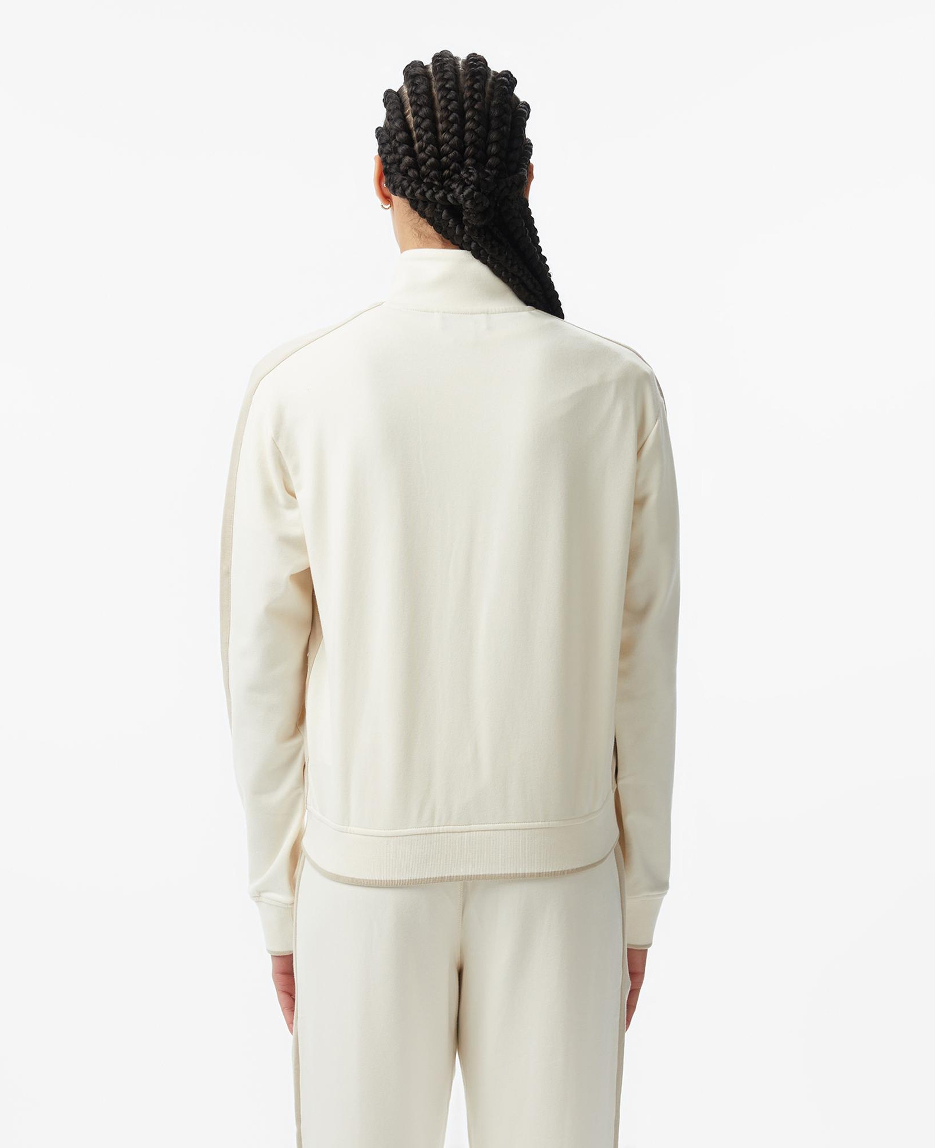 Calvin Klein Stretch Terry Track Kadın Beyaz Ceket