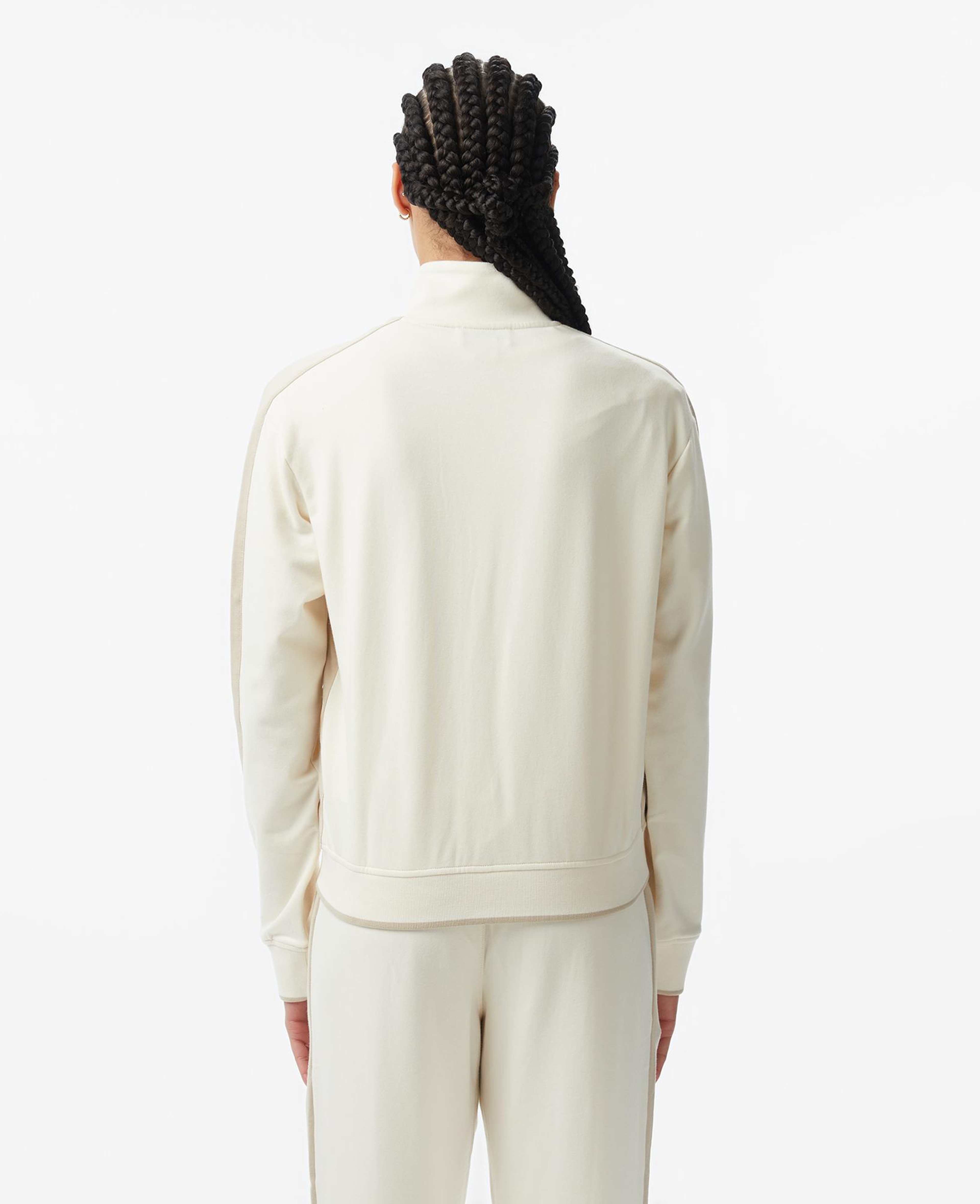 Calvin Klein Stretch Terry Track Kadın Beyaz Ceket