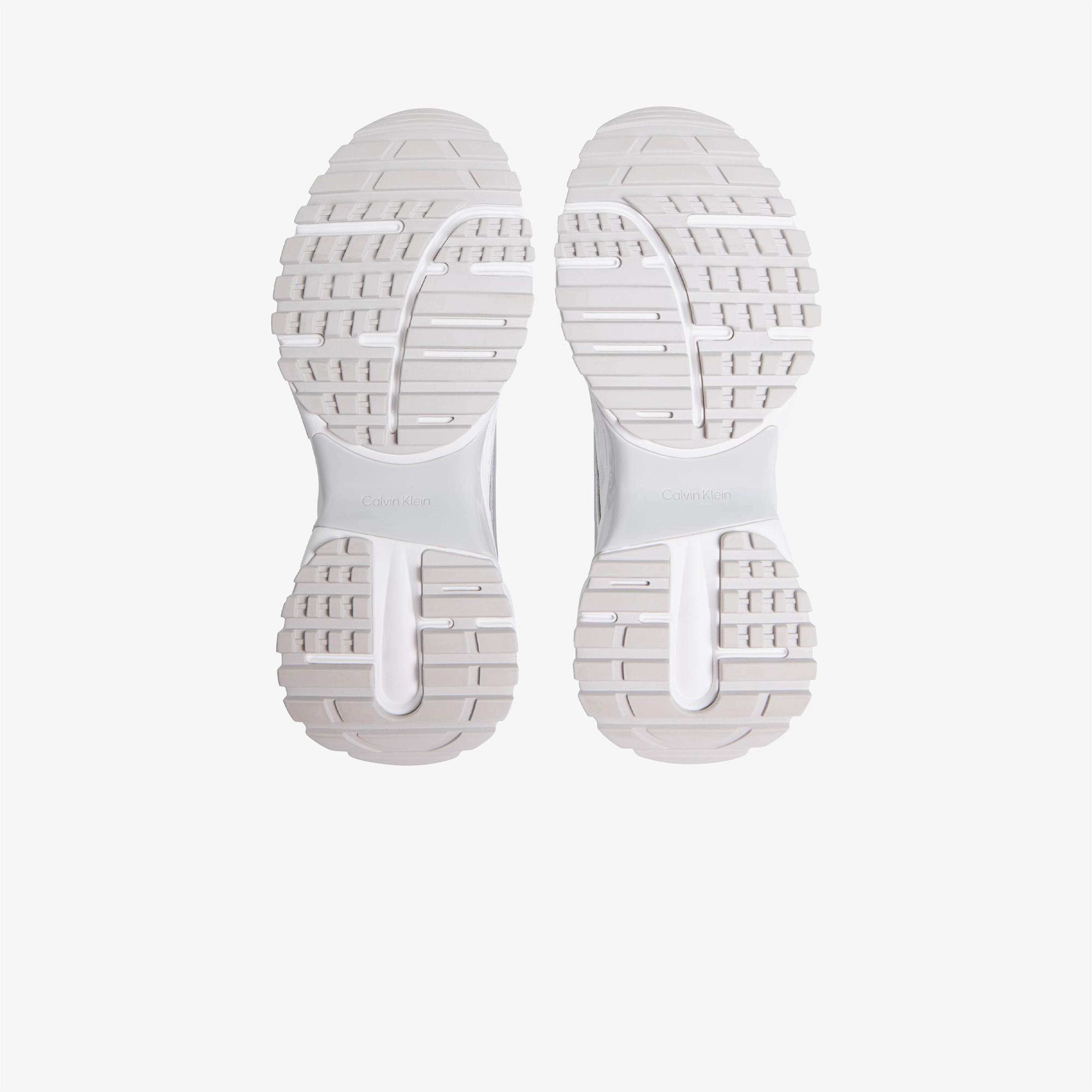 Calvin Klein Hike Run Stripe Mesh Kadın Beyaz Sneaker