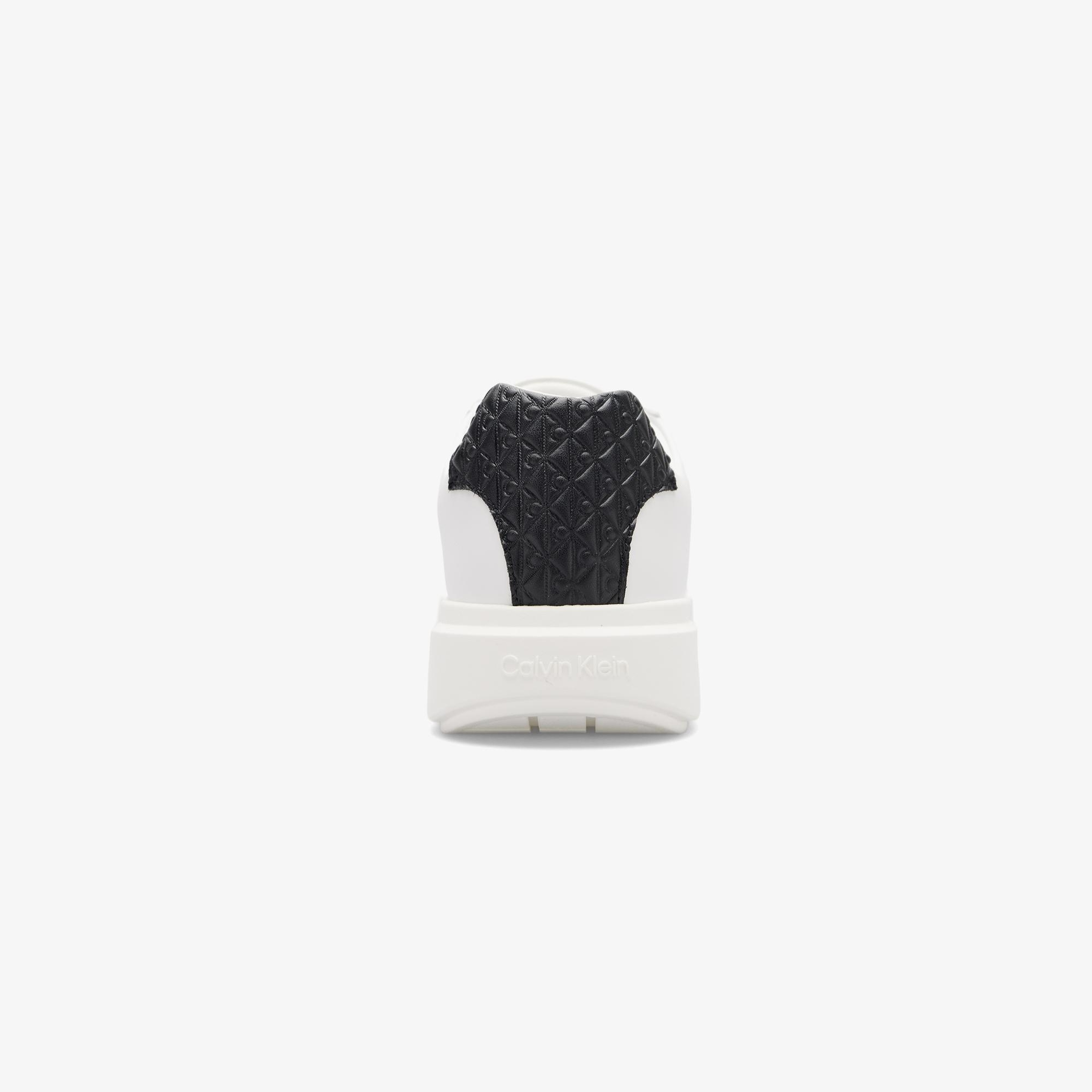 Calvin Klein Chunky Cups Laceup Kadın Beyaz Sneaker
