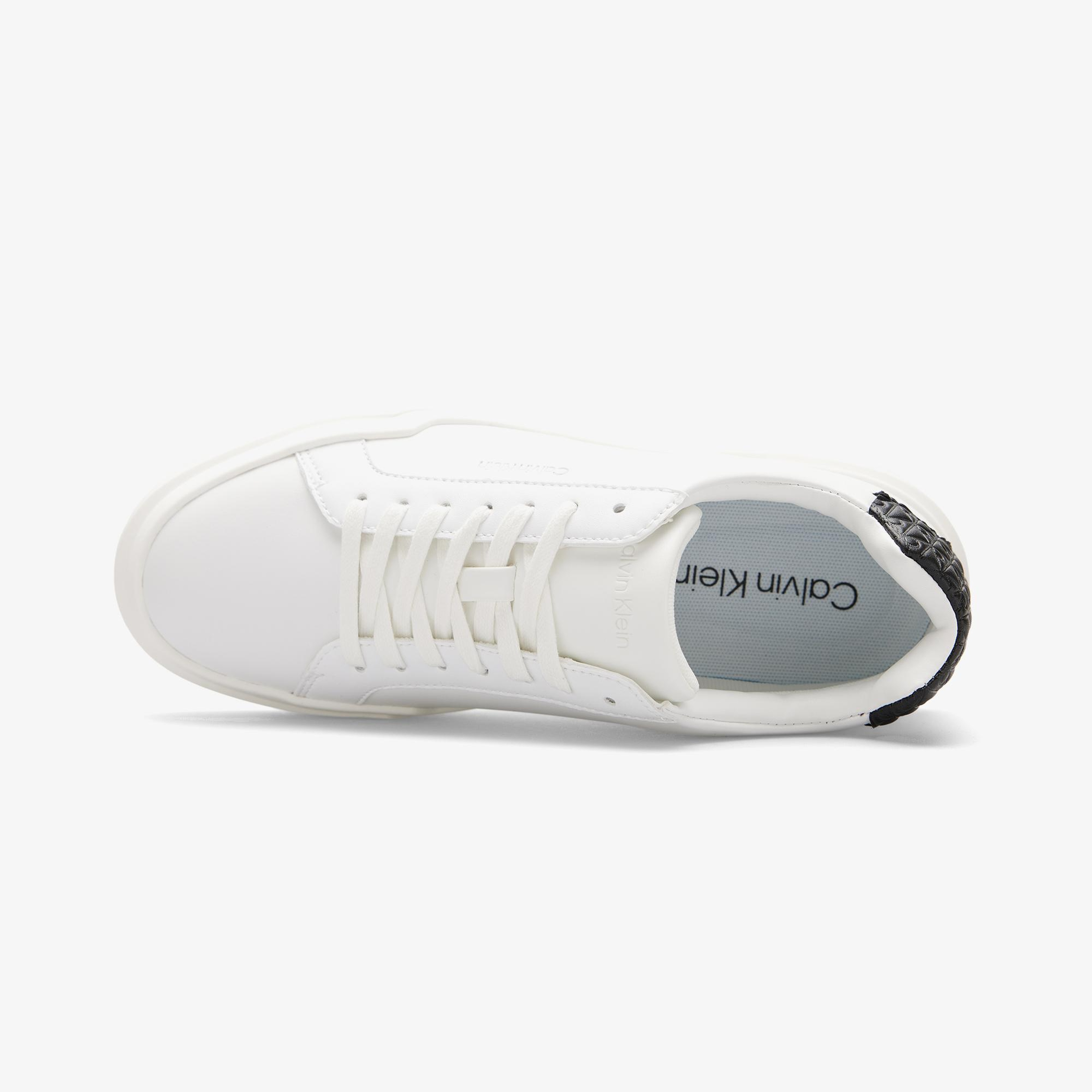 Calvin Klein Chunky Cups Laceup Kadın Beyaz Sneaker