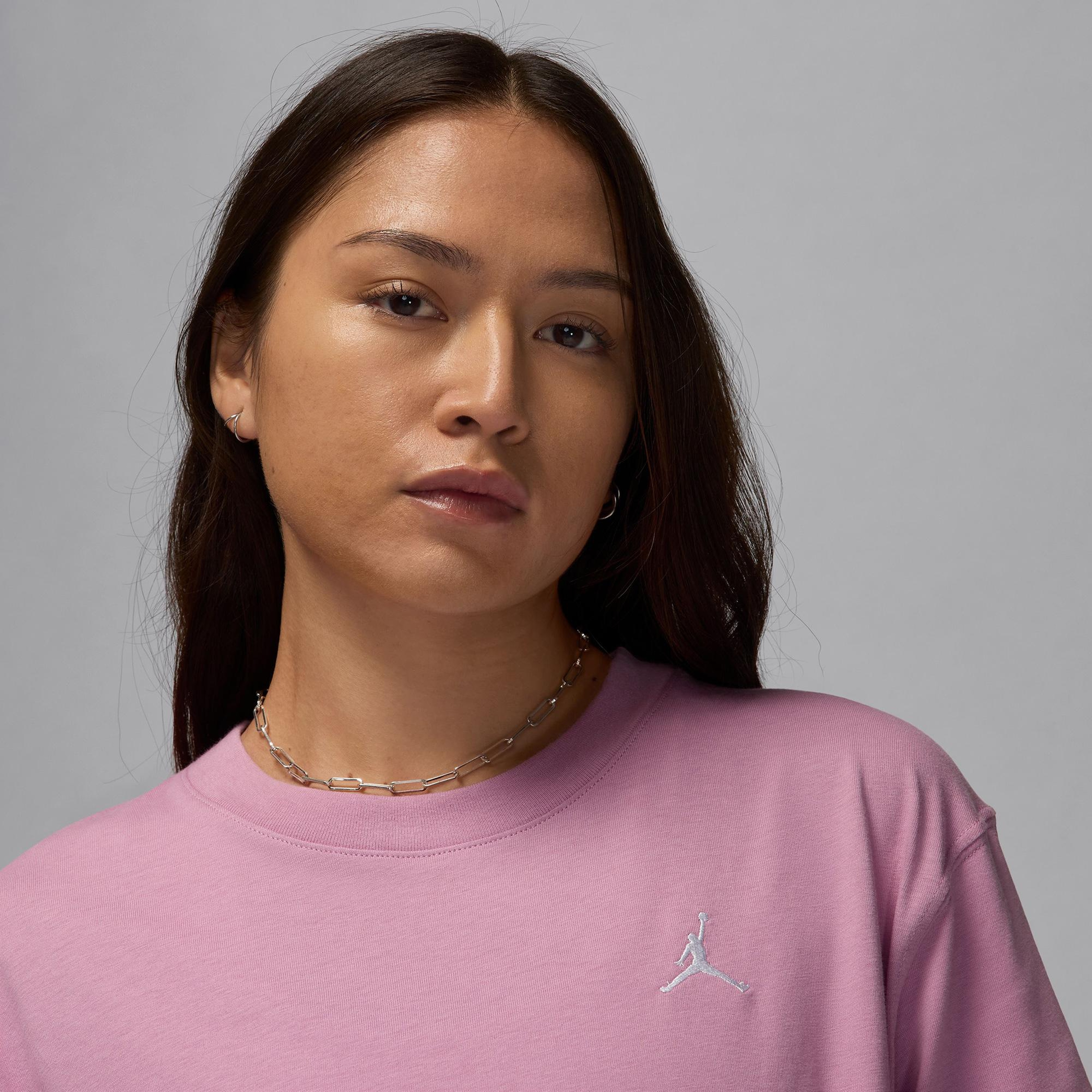 Jordan Essentials Kadın Mor T-Shirt