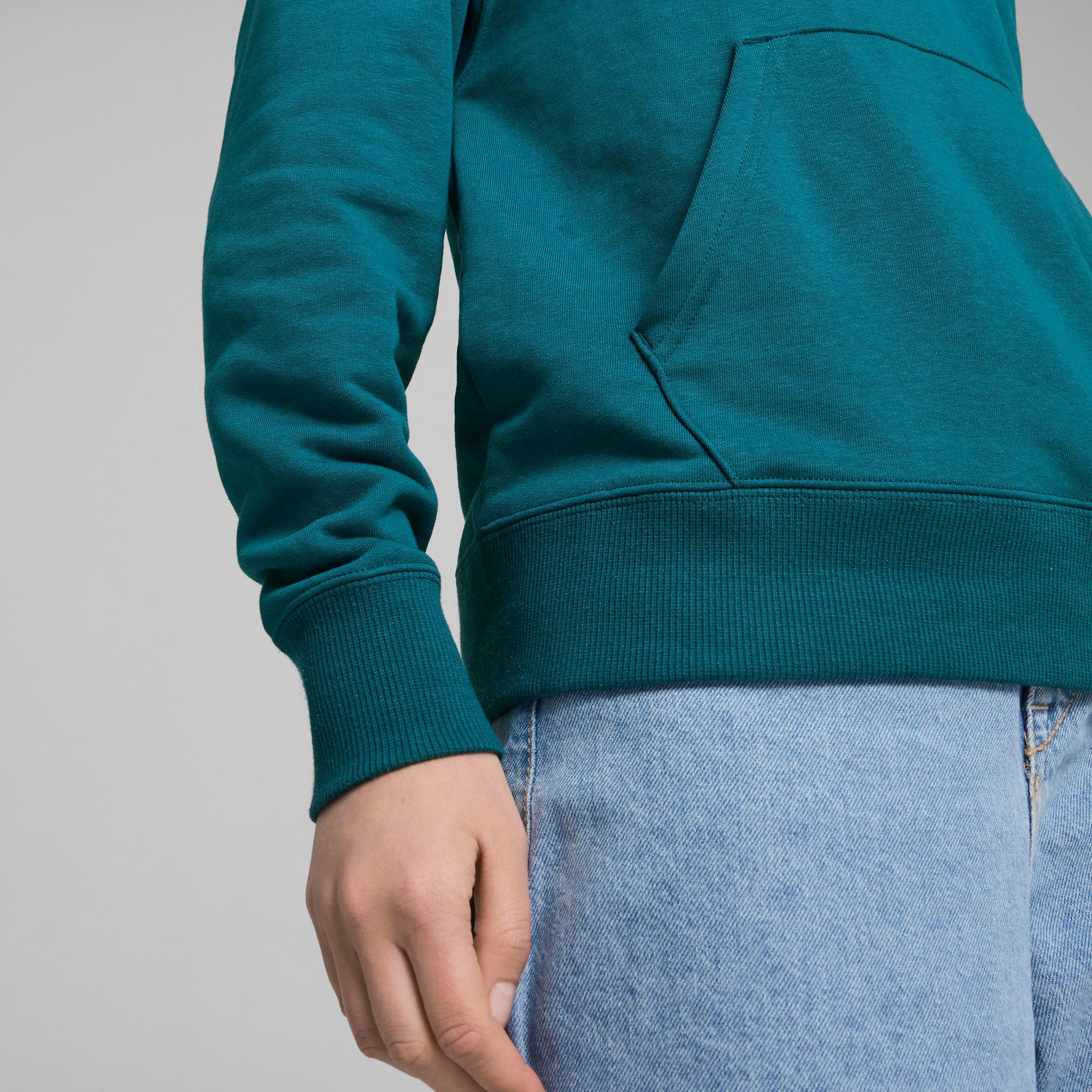 Puma Classics Shiny Logo Kadın Yeşil Sweatshirt