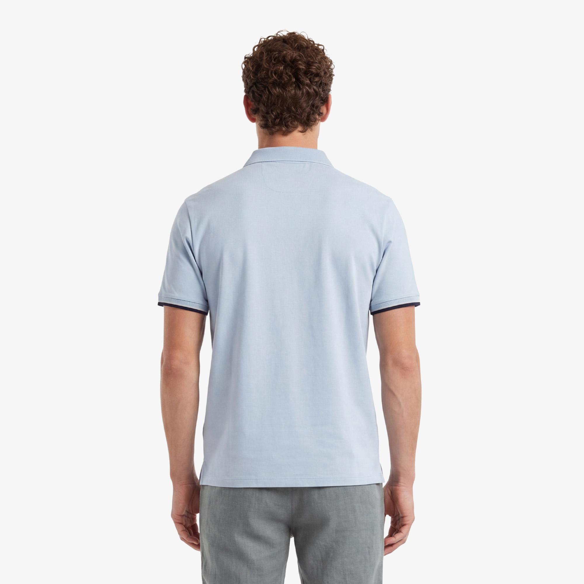 Nautica Erkek Mavi Regular Fit Pima Cotton Polo Yaka T-Shirt