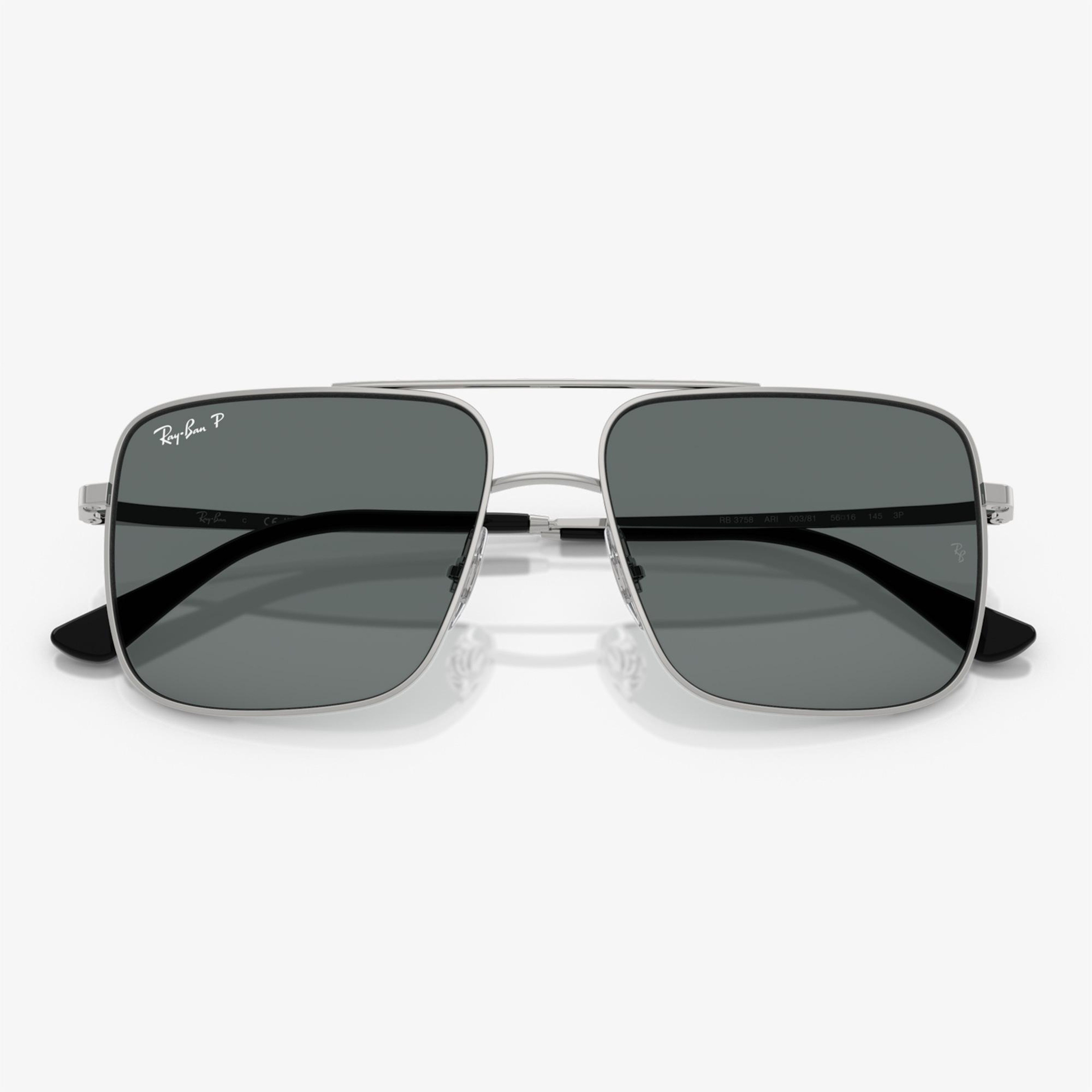 Ray-Ban RB3758 Unisex Gümüş Güneş Gözlüğü