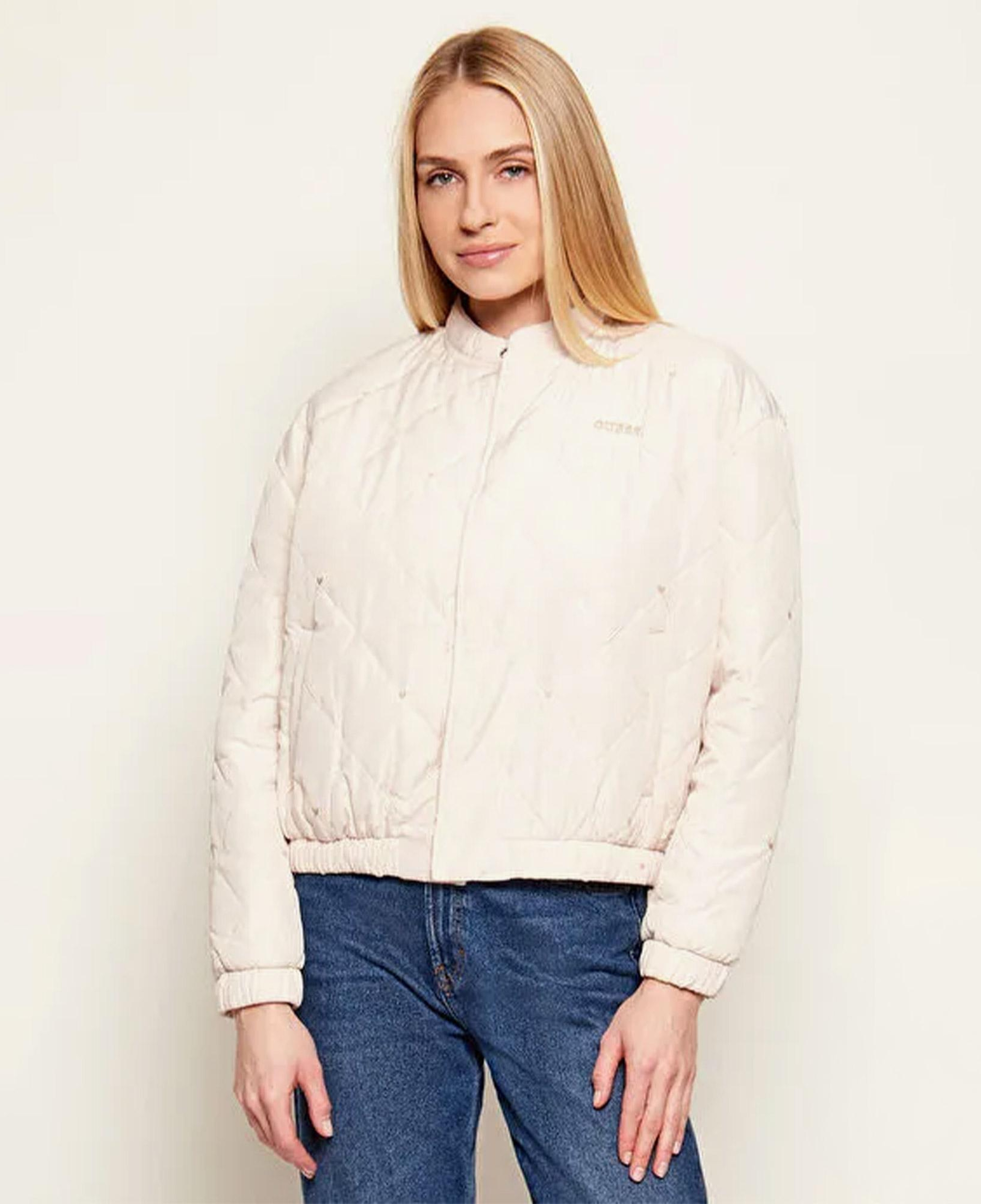 Guess Cecilia Aktif Kadın Krem Rengi Mont