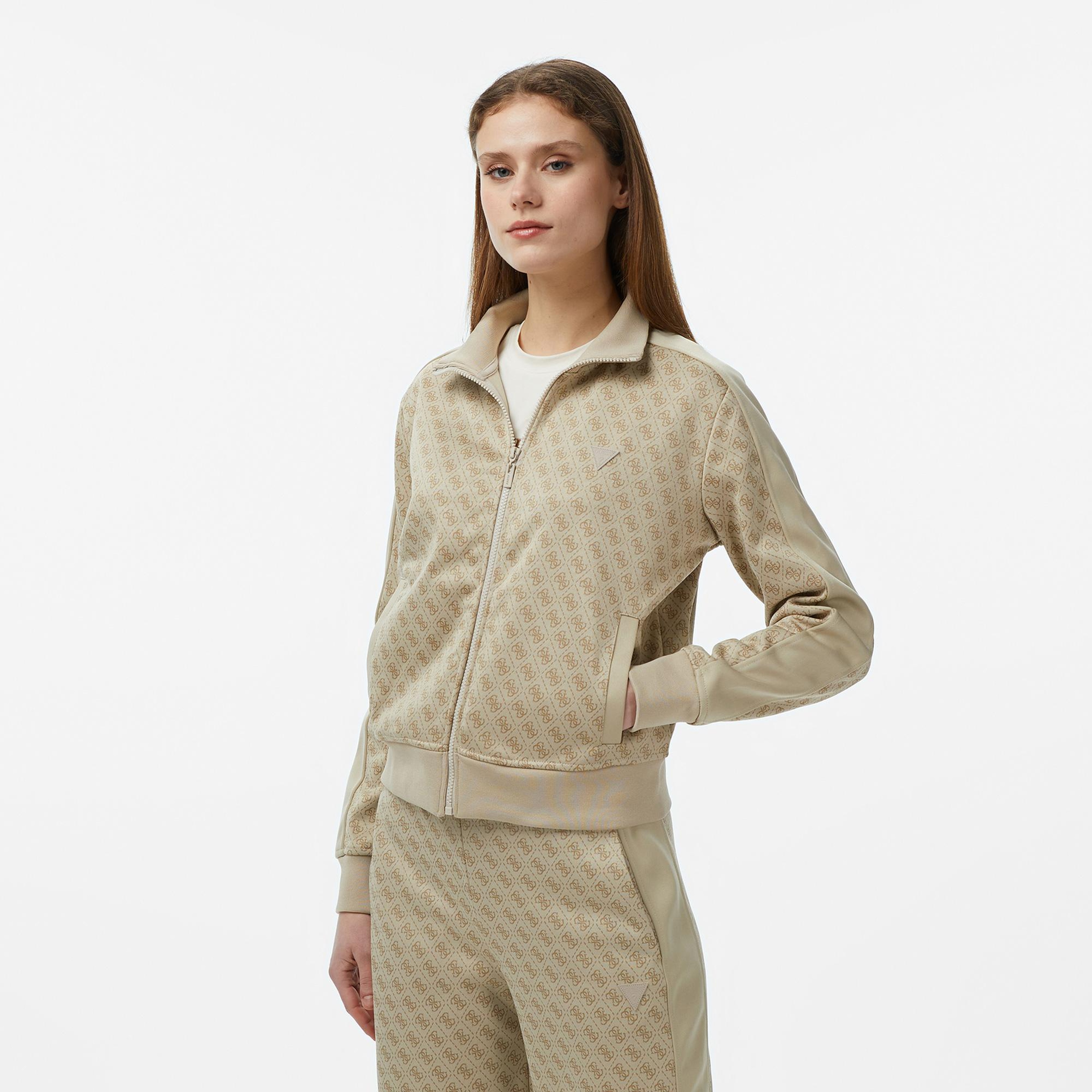 Guess Maya Aktif Kadın Renkli Sweatshirt