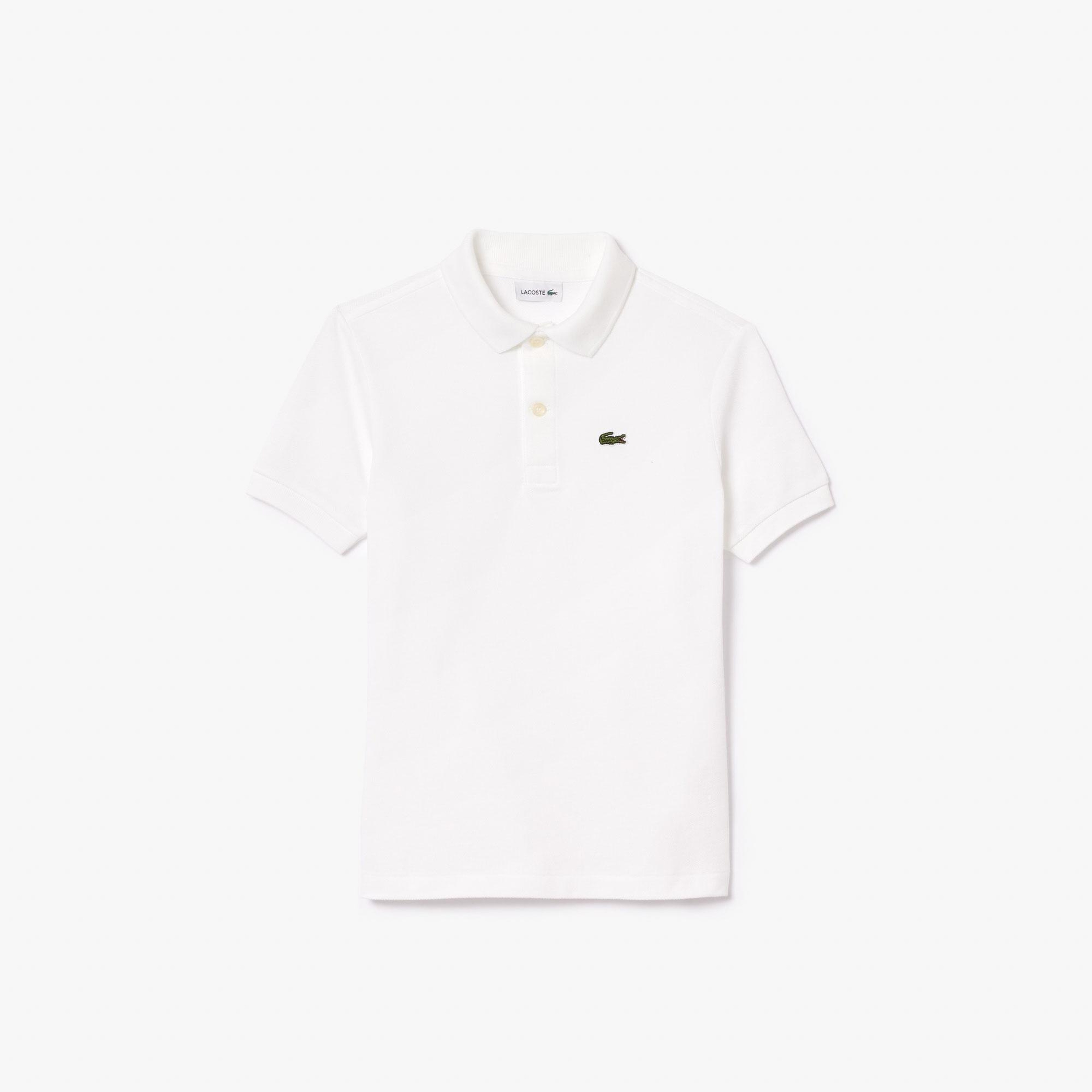 Lacoste Çocuk Regular Fit Beyaz Polo