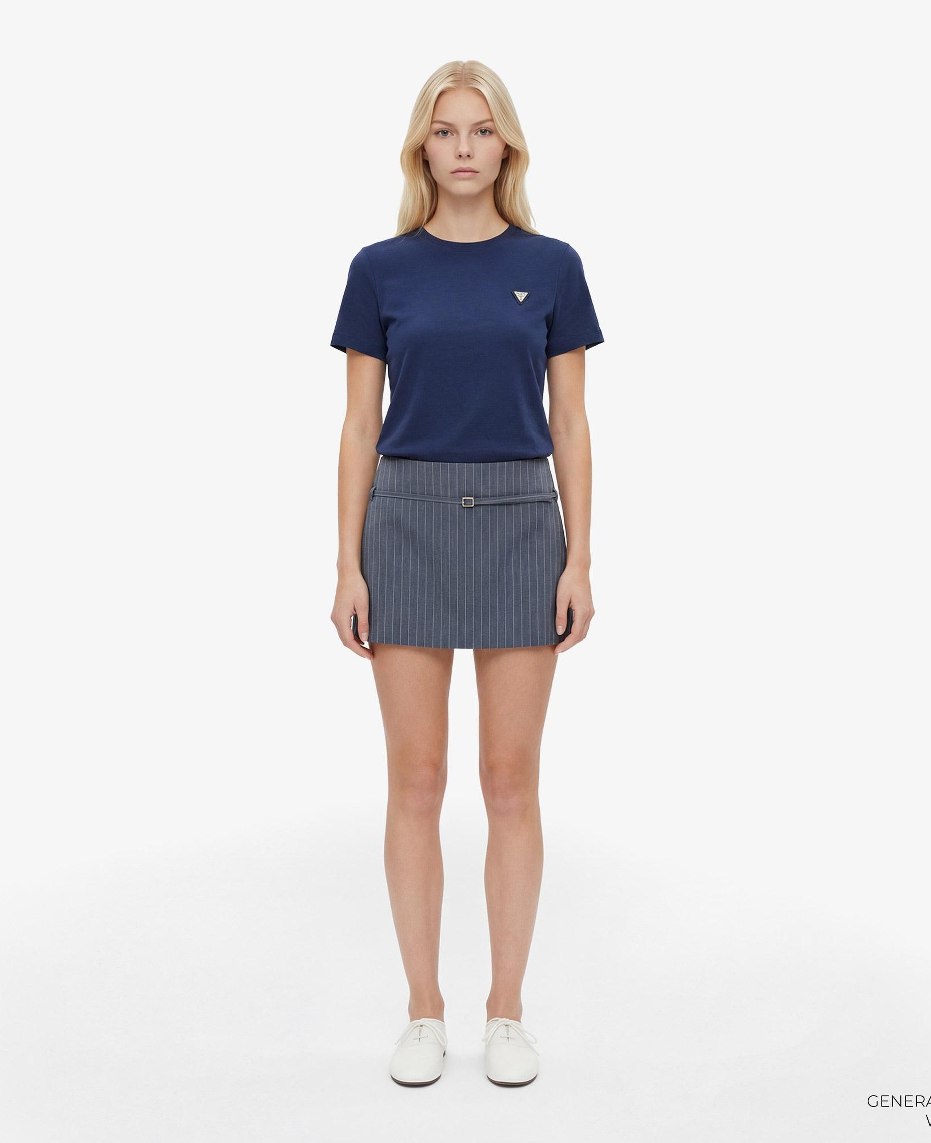 Guess Sonia Aktif Modal Karışımlı Slim Fit Kadın Mavi T-Shirt