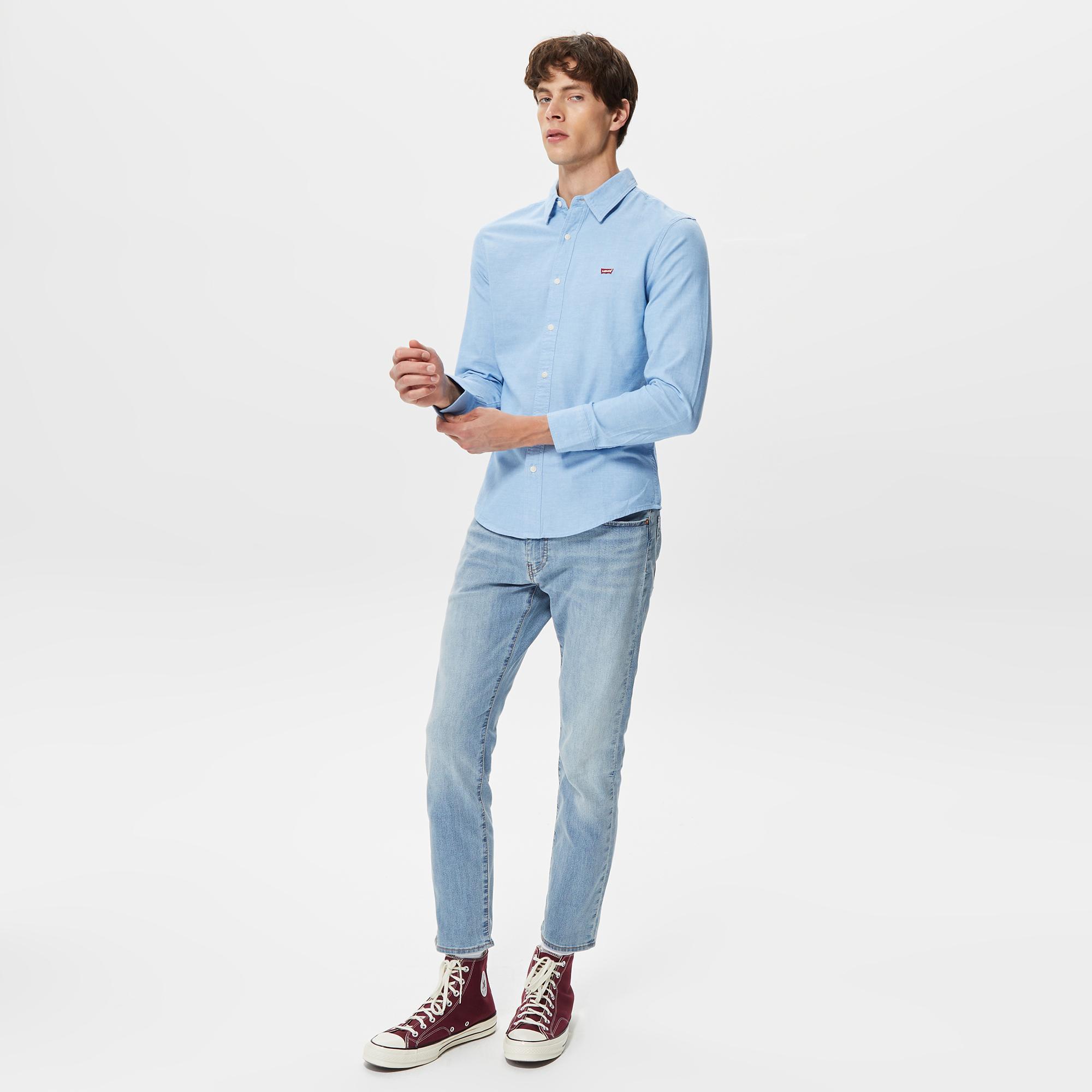 Levi's Battery Slim Erkek Mavi Gömlek
