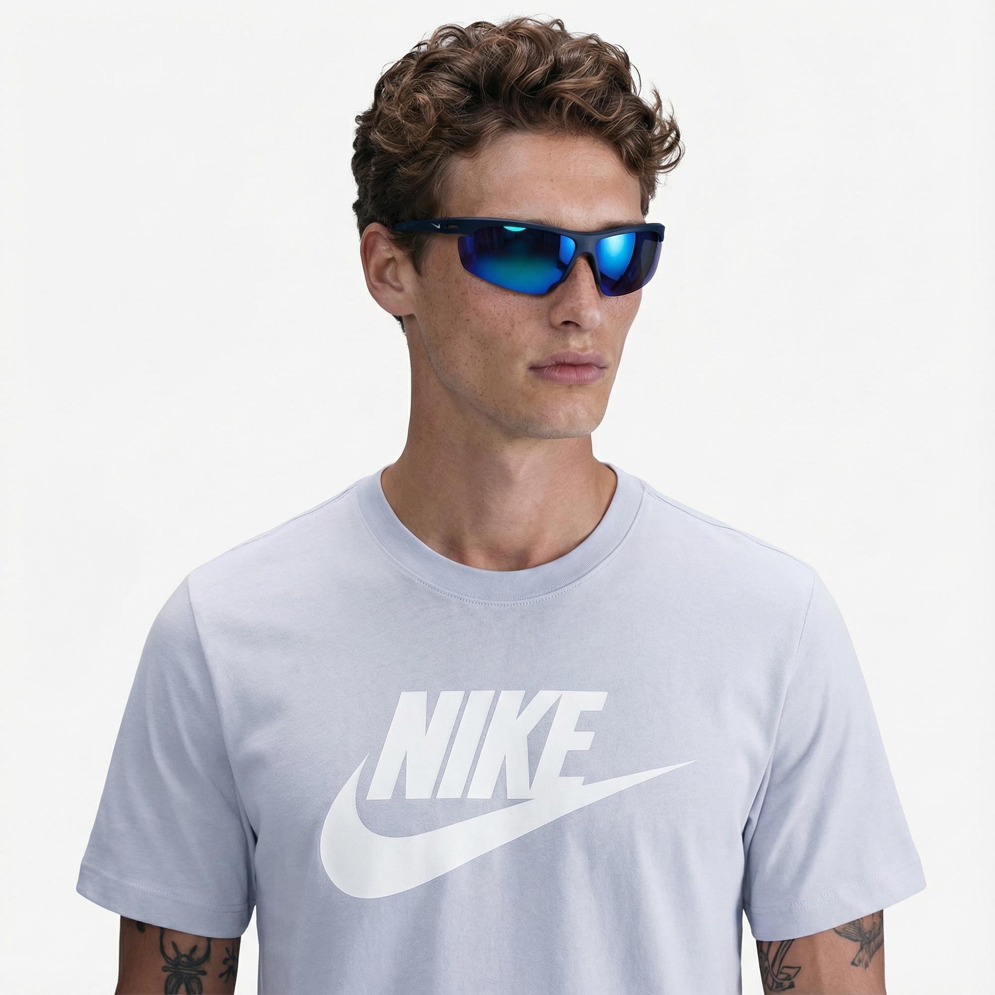Nike Sportswear Icon Futura Erkek Gri T-Shirt