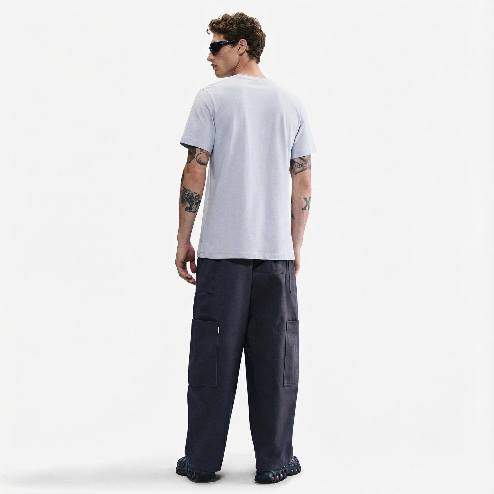 Nike Sportswear Icon Futura Erkek Gri T-Shirt