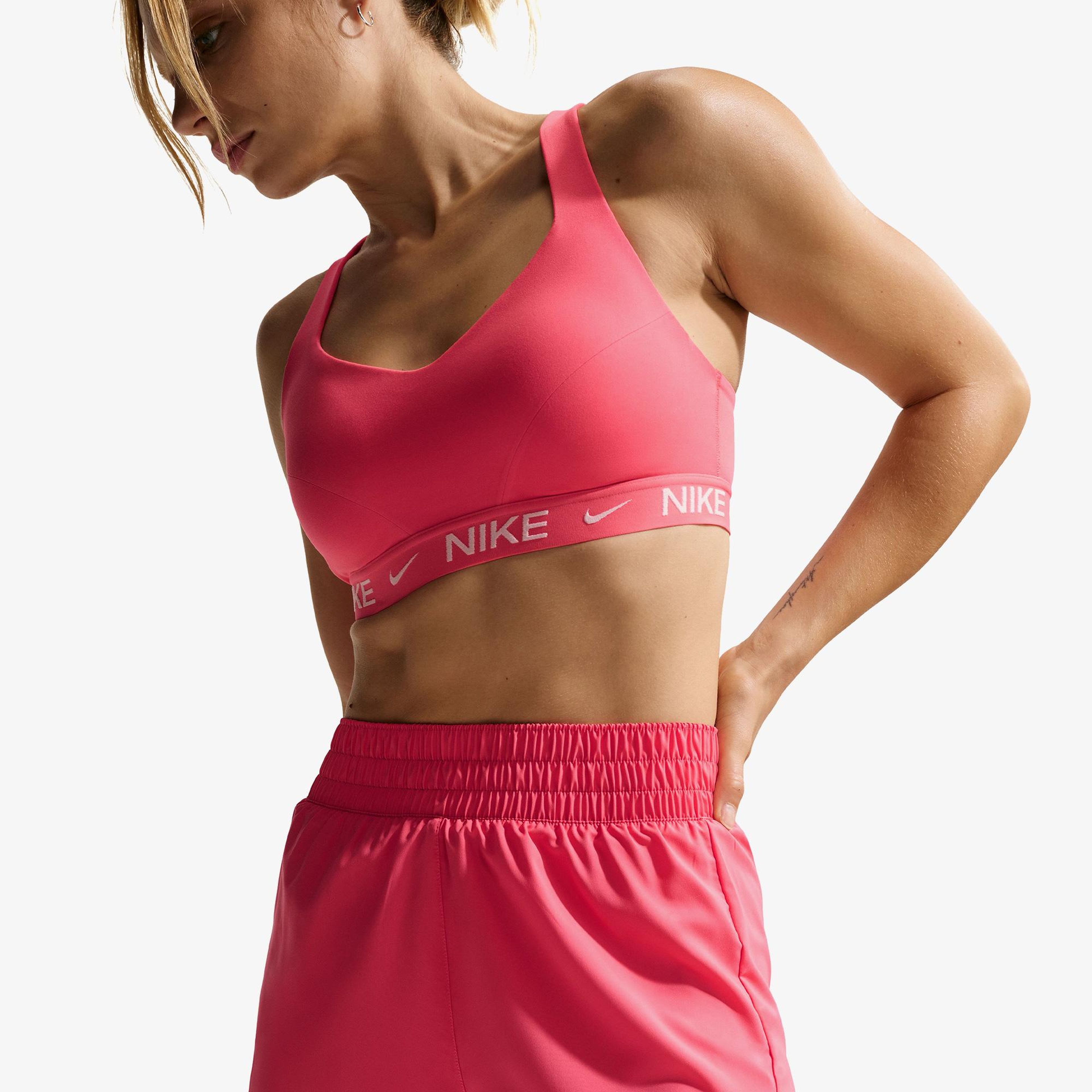 Nike Dri-Fit One Yüksek Belli 8 cm Kadın Pembe Şort
