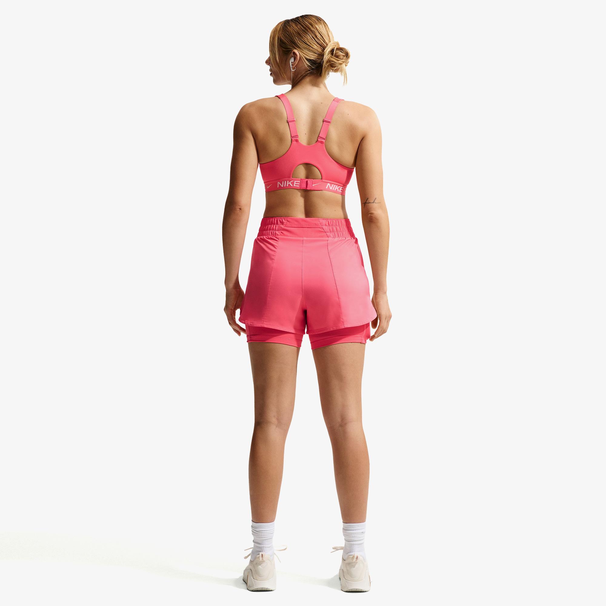 Nike Dri-Fit One Yüksek Belli 8 cm Kadın Pembe Şort