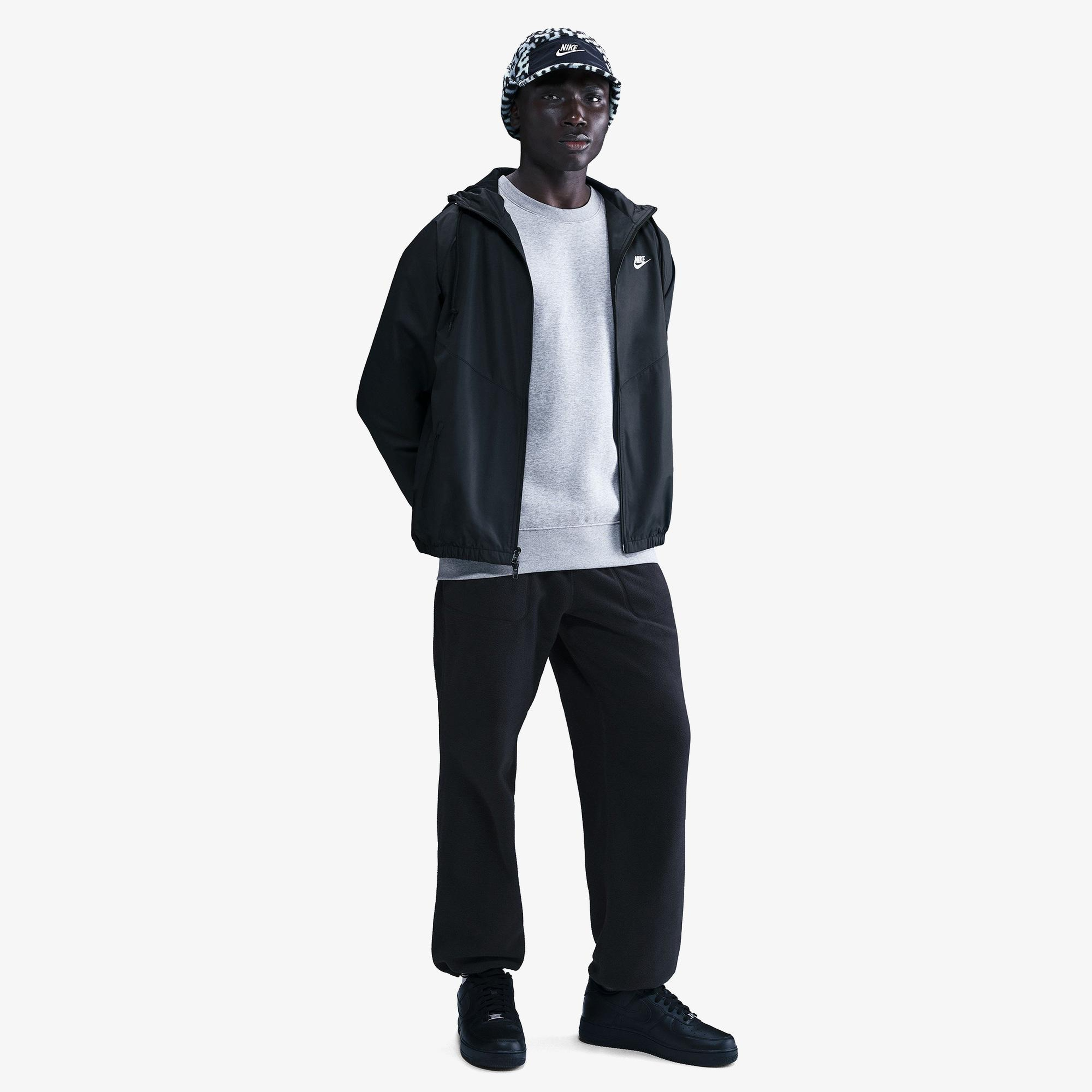 Nike Windrunner Erkek Siyah Ceket