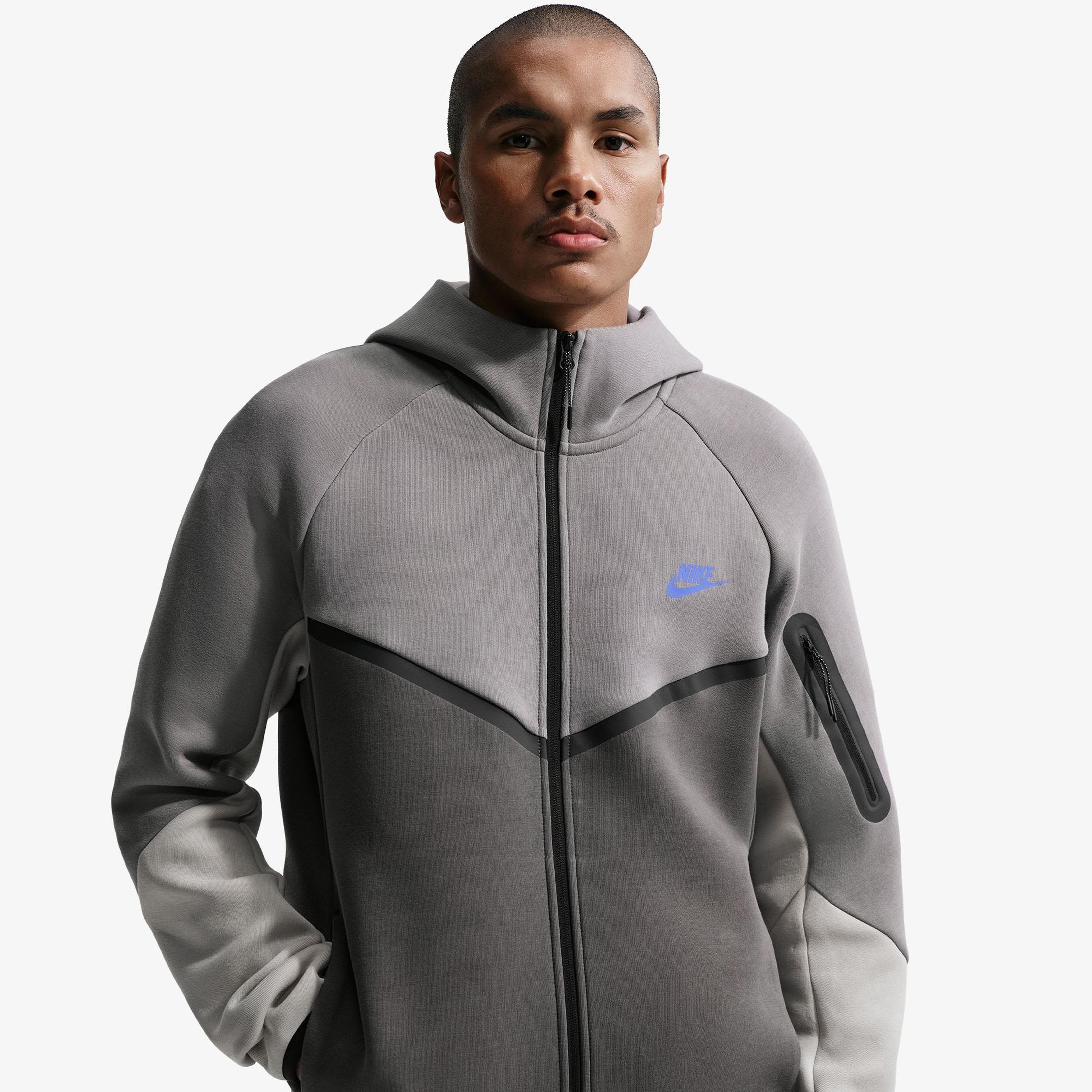 Nike Tech Fleece Erkek Gri Sweatshirt HV0949-018 | FashFed