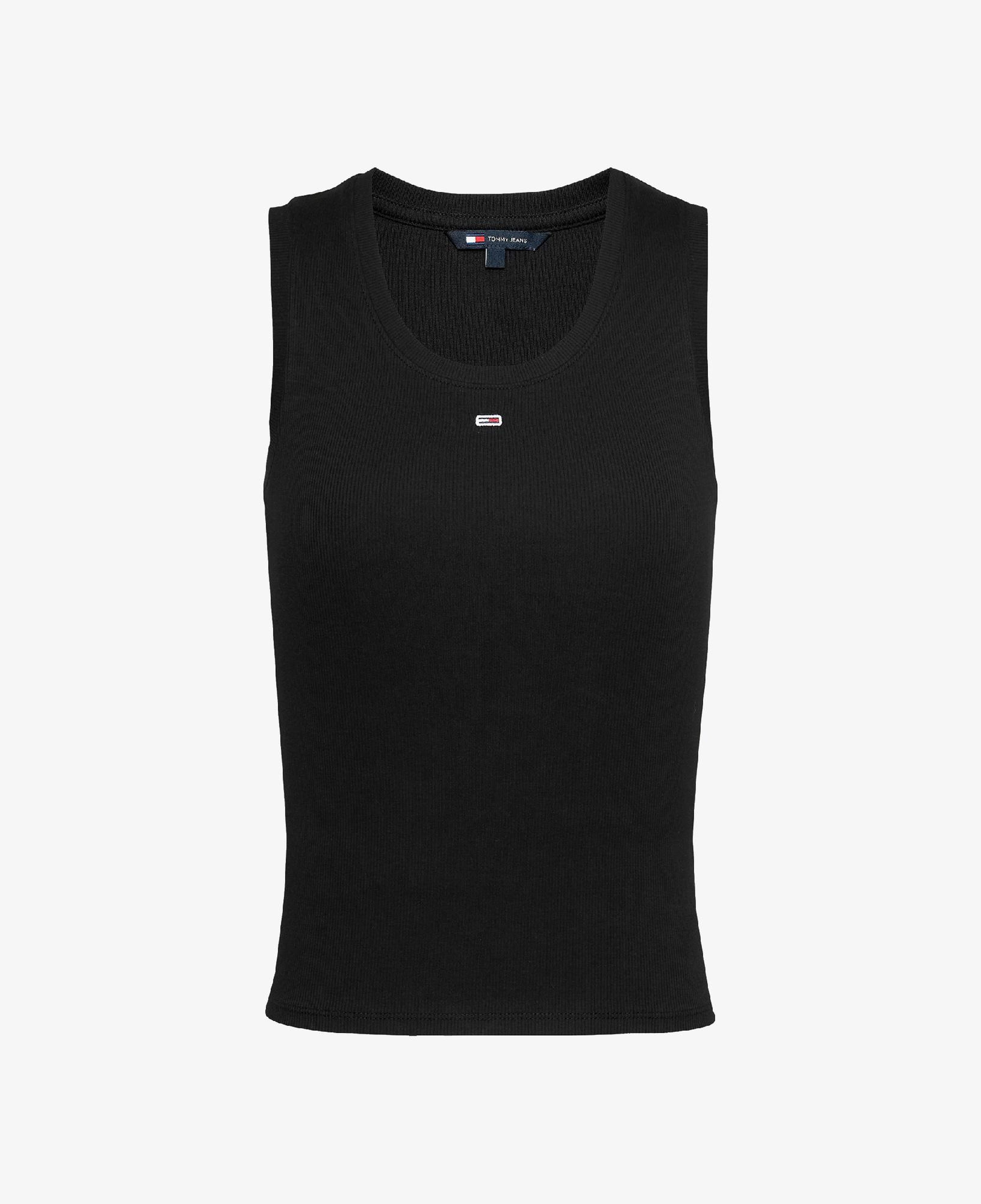 Tommy Hilfiger Denim Essentials Kadın Siyah T-Shirt