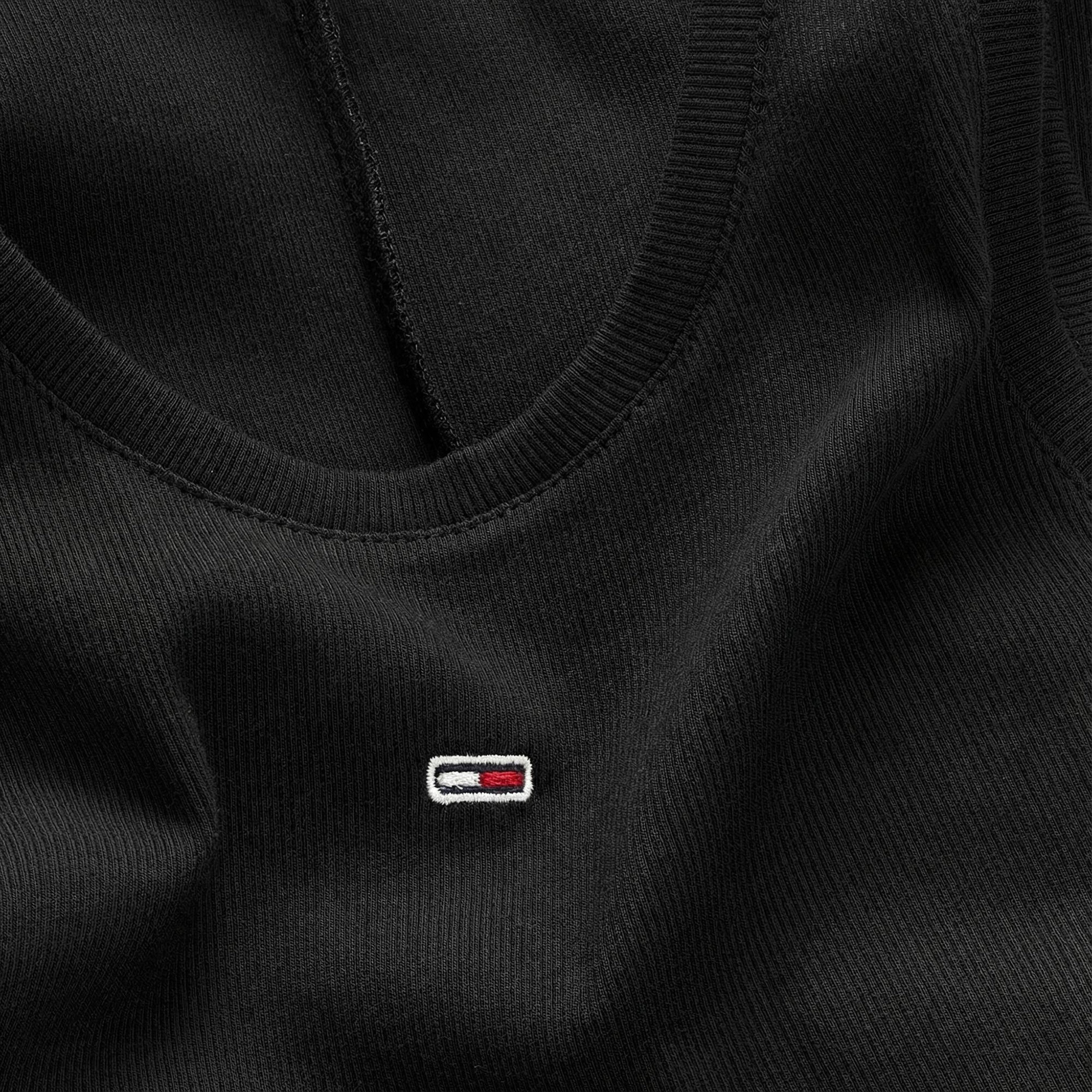 Tommy Hilfiger Denim Essentials Kadın Siyah Elbise