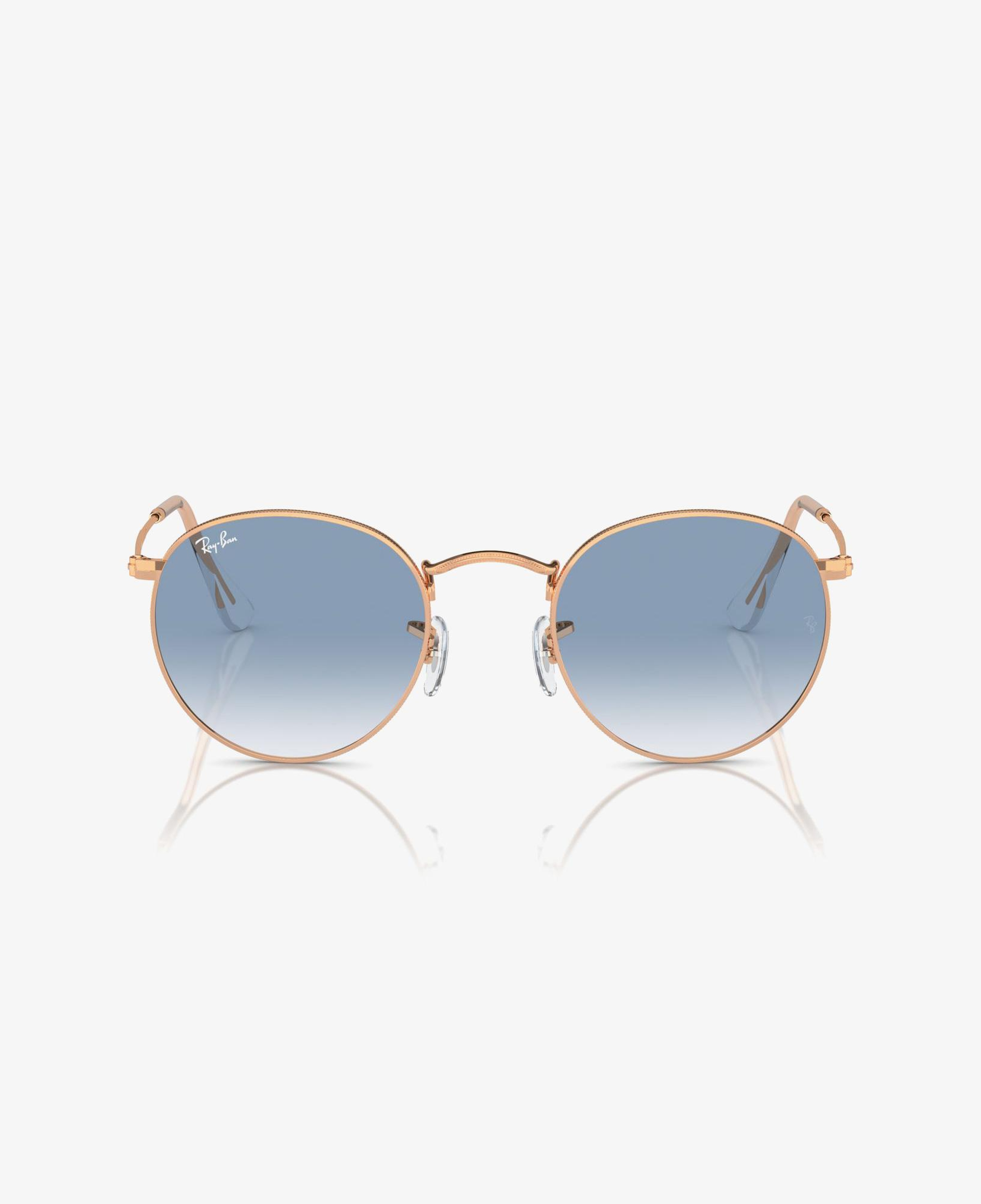 RAY-BAN Round Metal Erkek Altın Rengi Güneş Gözlüğü