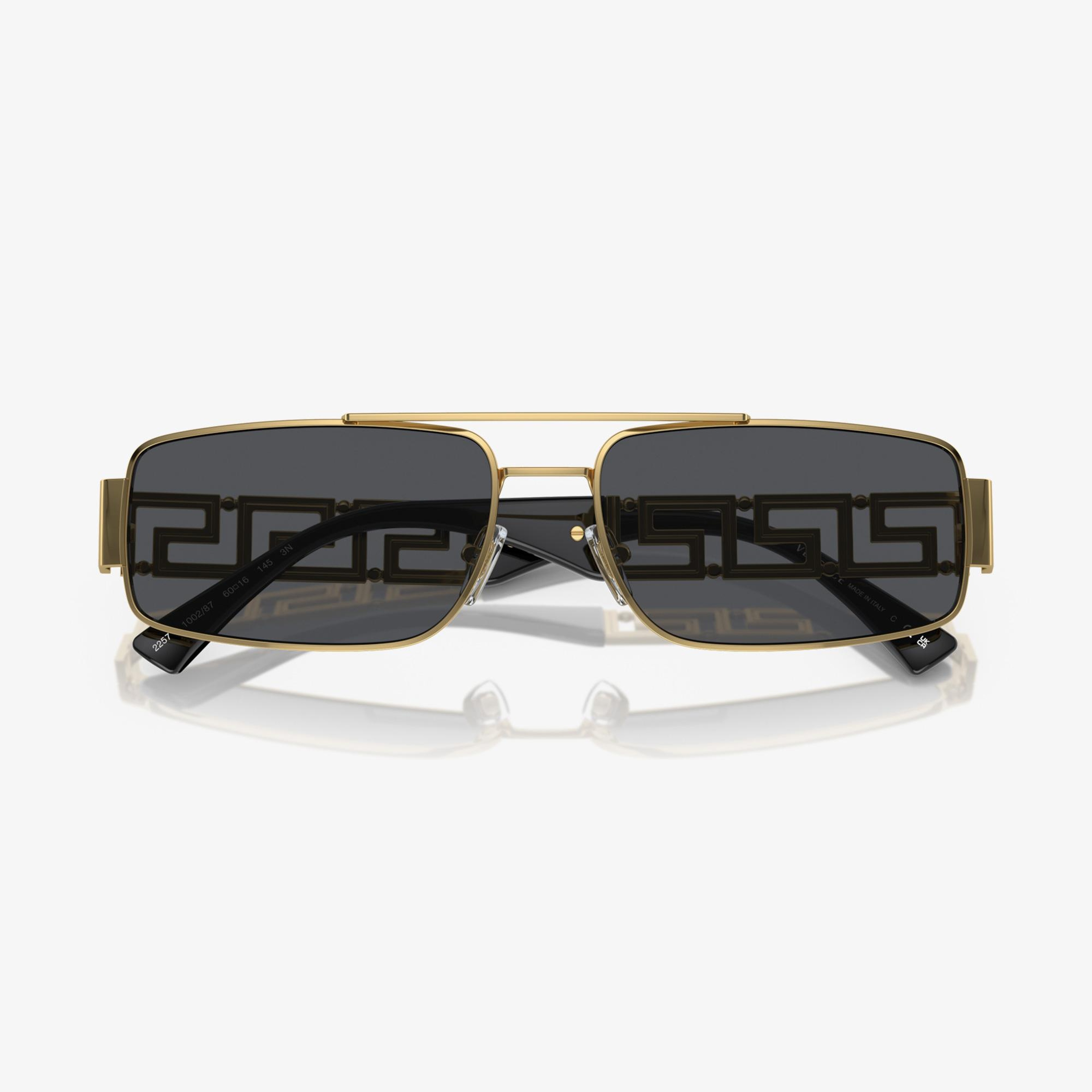 VERSACE 0VE2257 Erkek Altın Rengi Güneş Gözlüğü