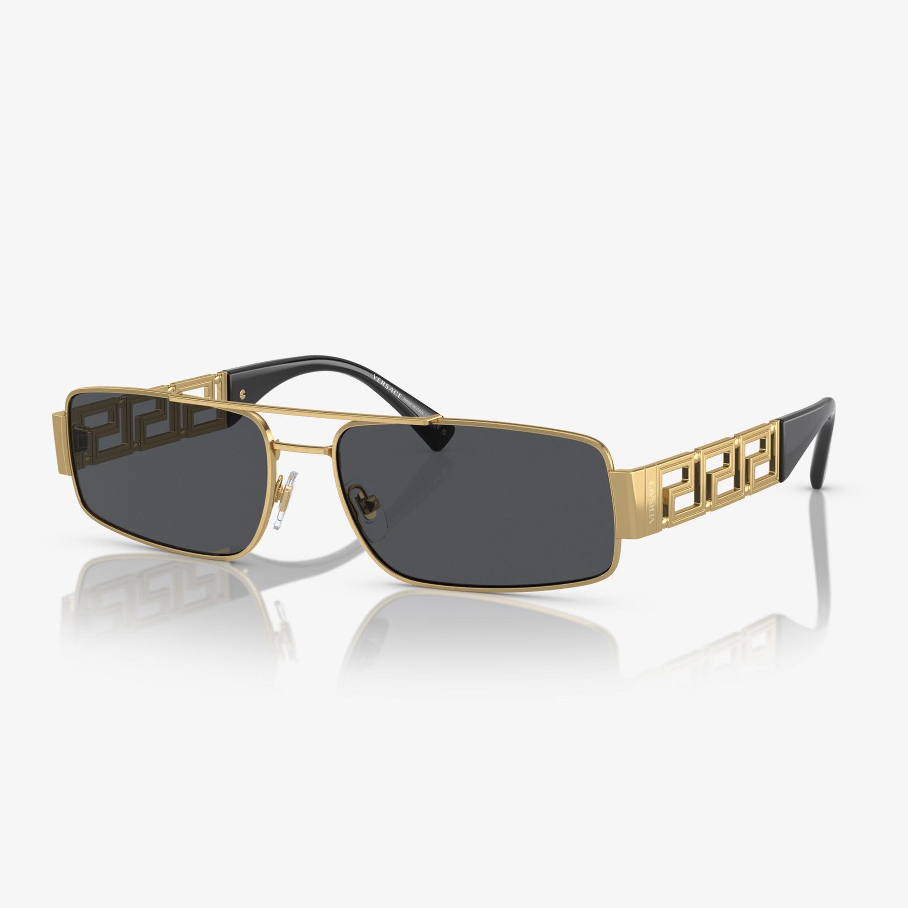VERSACE 0VE2257 Erkek Altın Rengi Güneş Gözlüğü