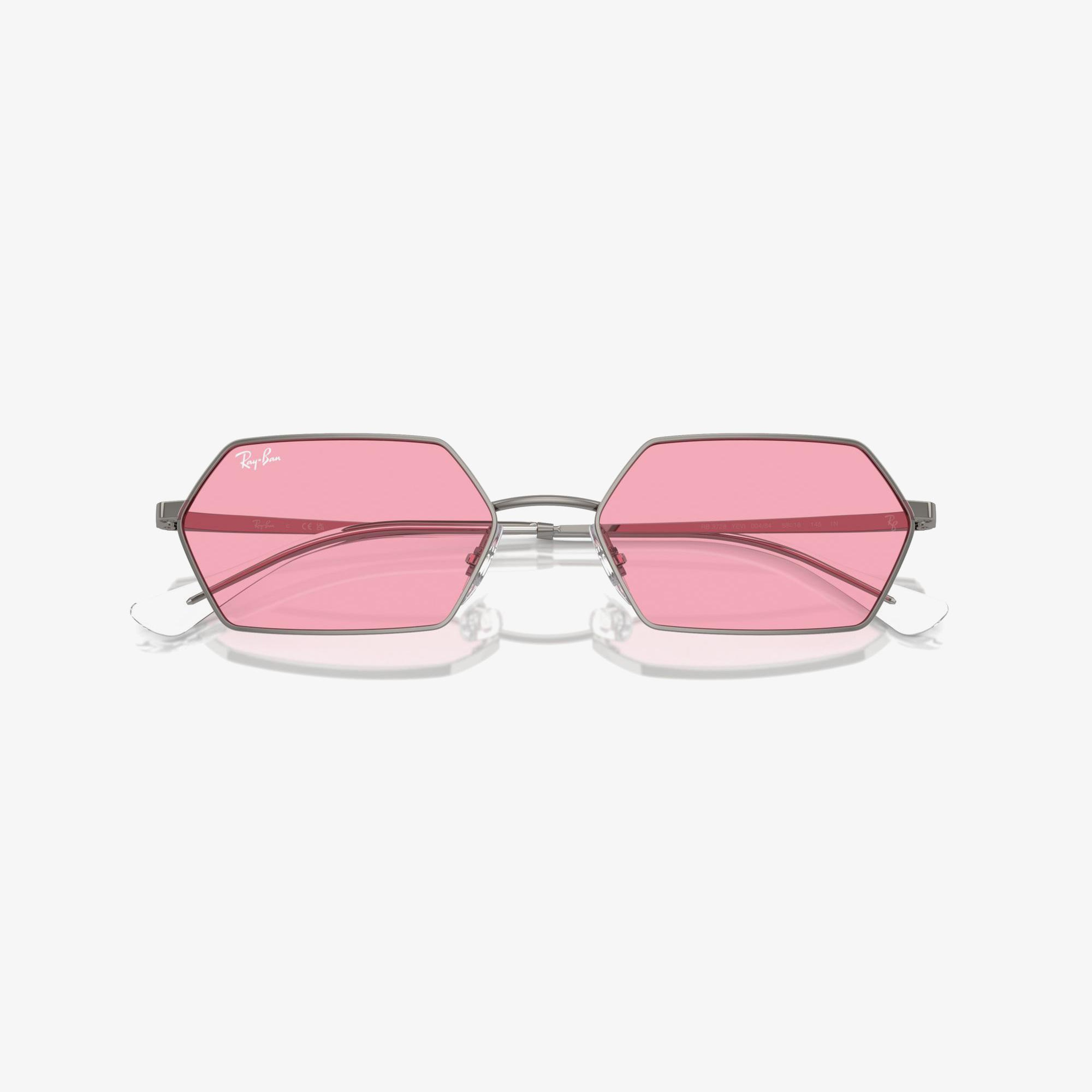 Ray-Ban Yevi Unisex Gri Güneş Gözlüğü