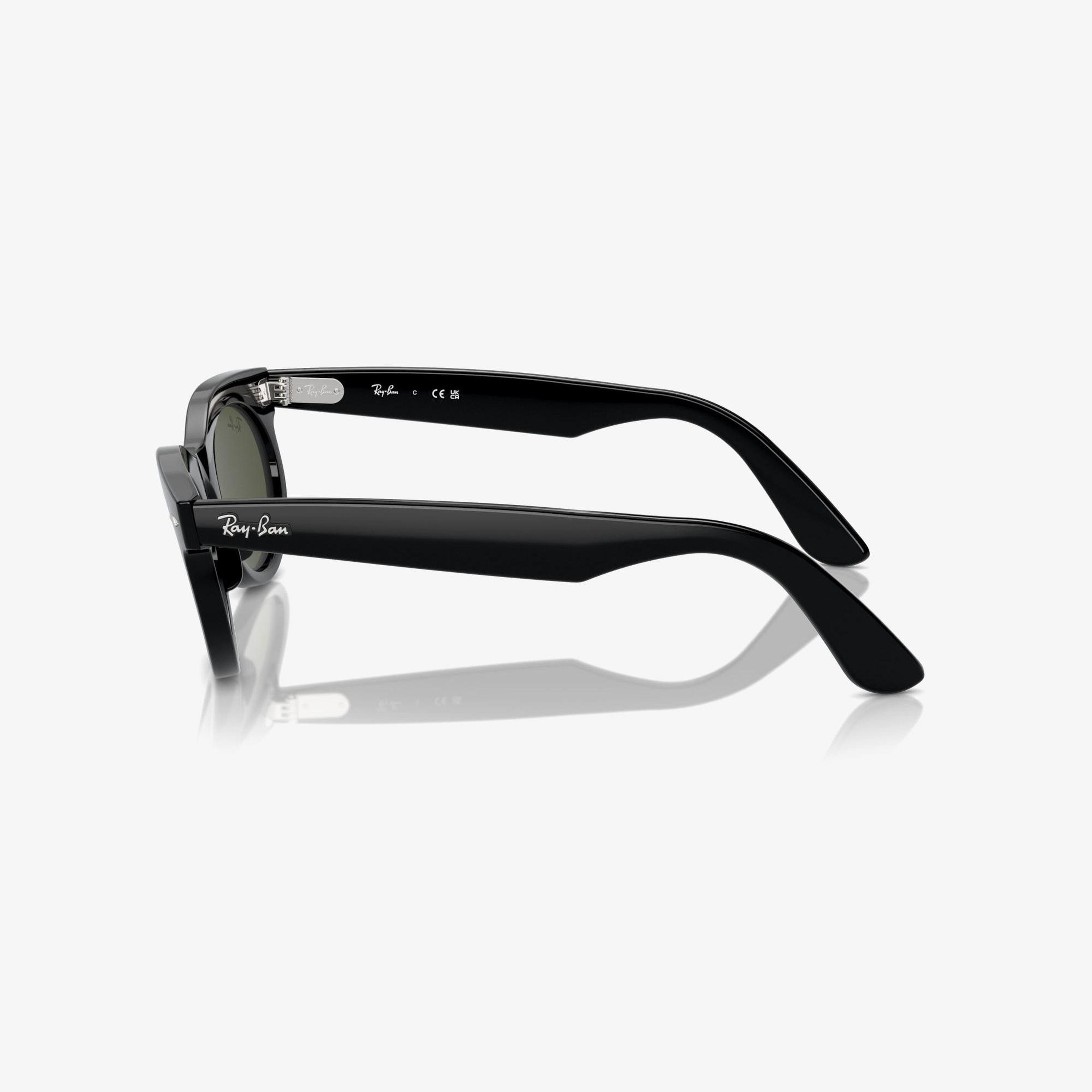 RAY-BAN Wayfarer Oval Unisex Siyah Güneş Gözlüğü