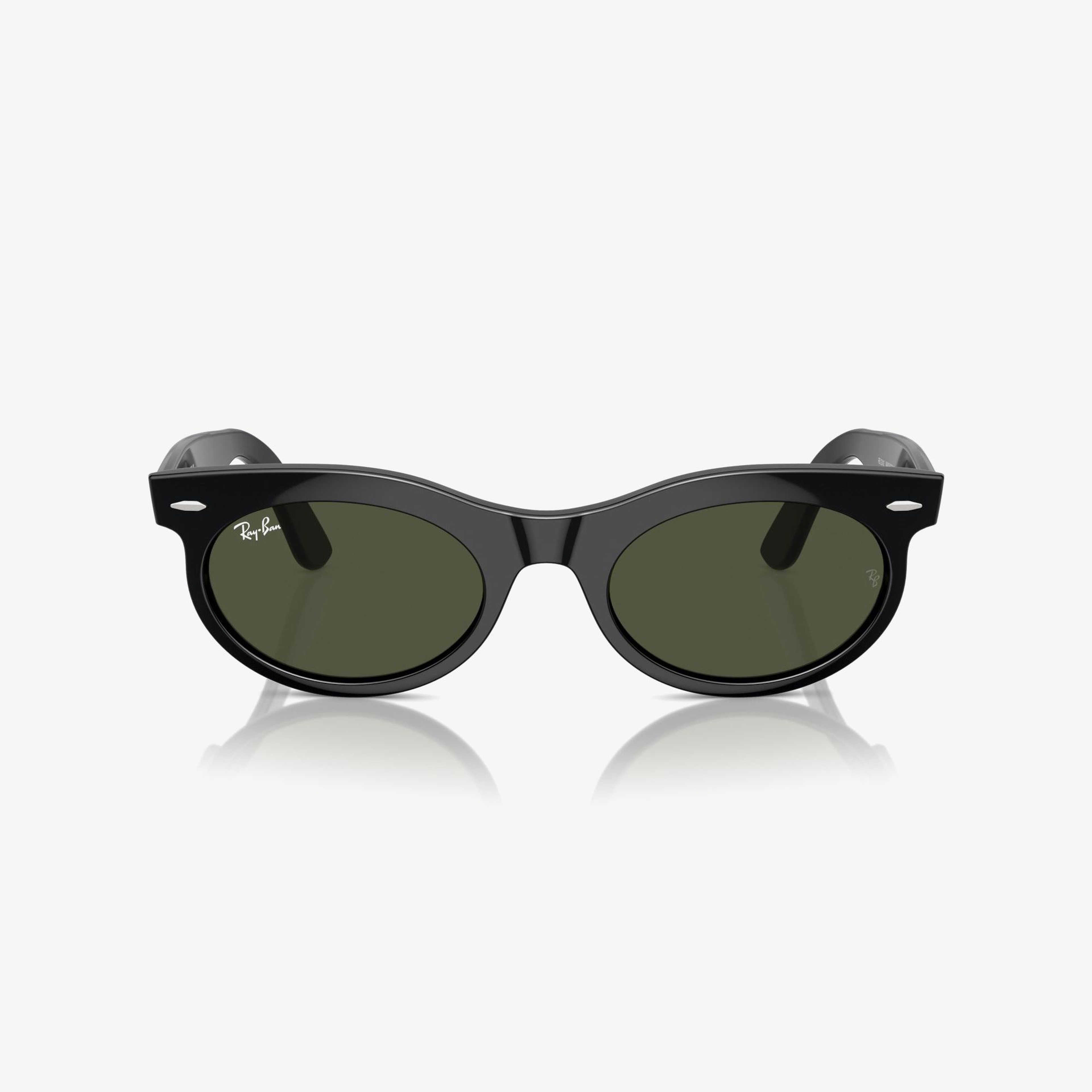 RAY-BAN Wayfarer Oval Unisex Siyah Güneş Gözlüğü