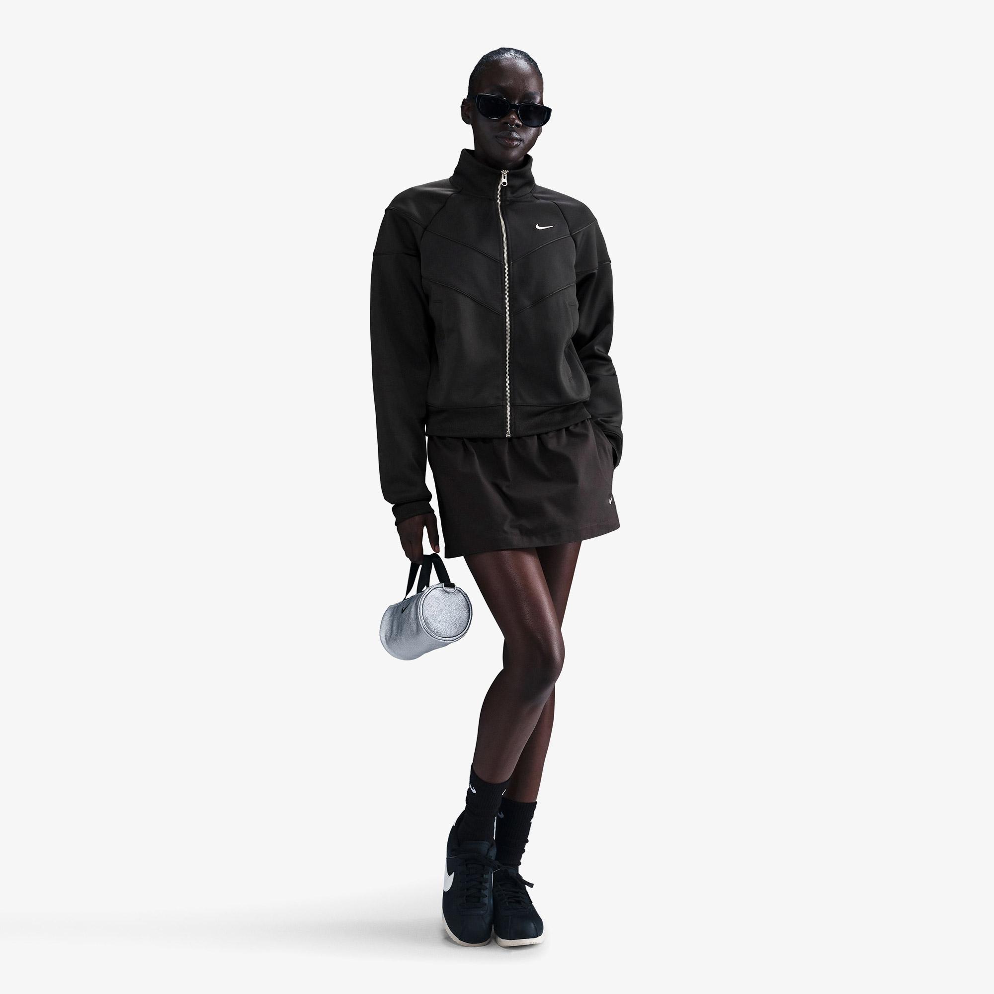 Nike Sportswear Windrunner Poly Kadın Siyah Ceket