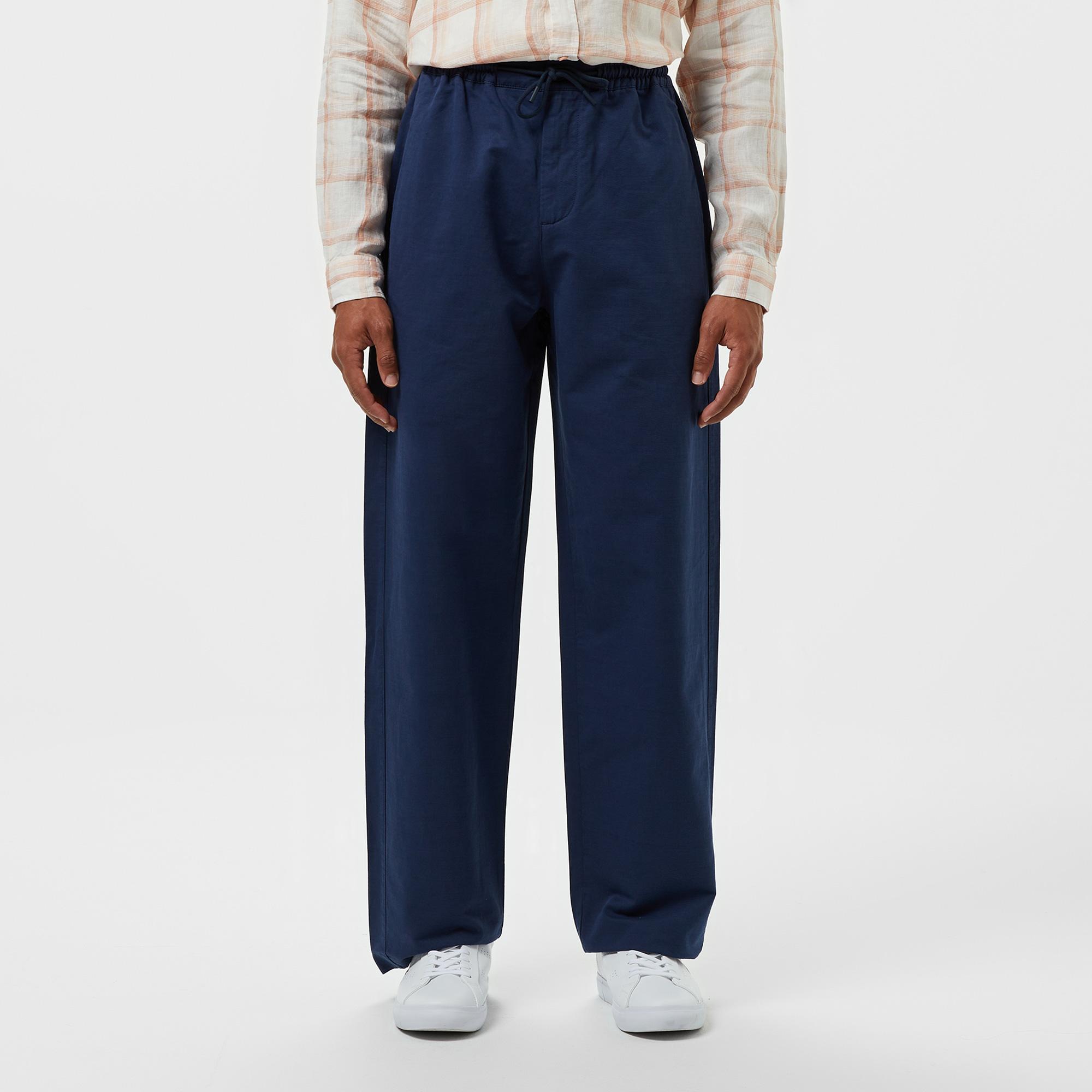 Erkek Relaxed Fit Lacivert Pantolon