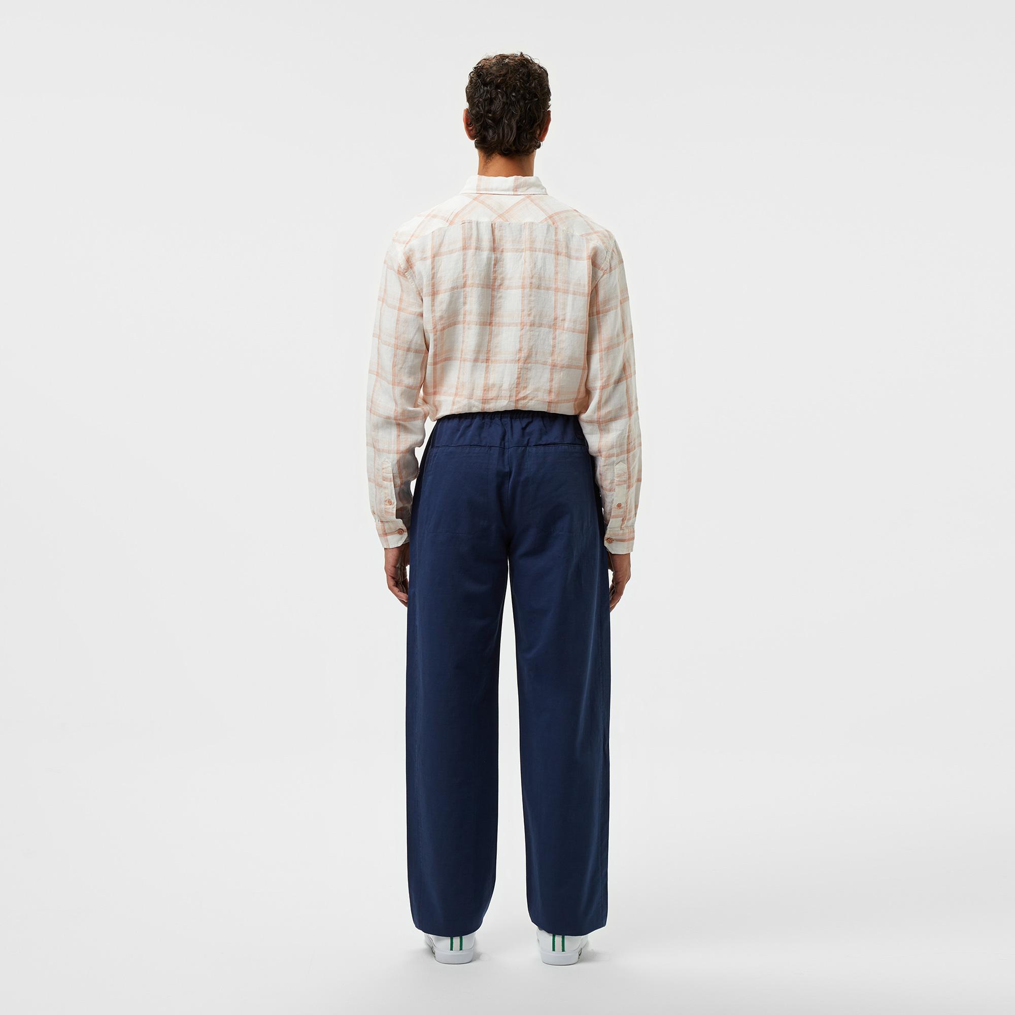 Erkek Relaxed Fit Lacivert Pantolon
