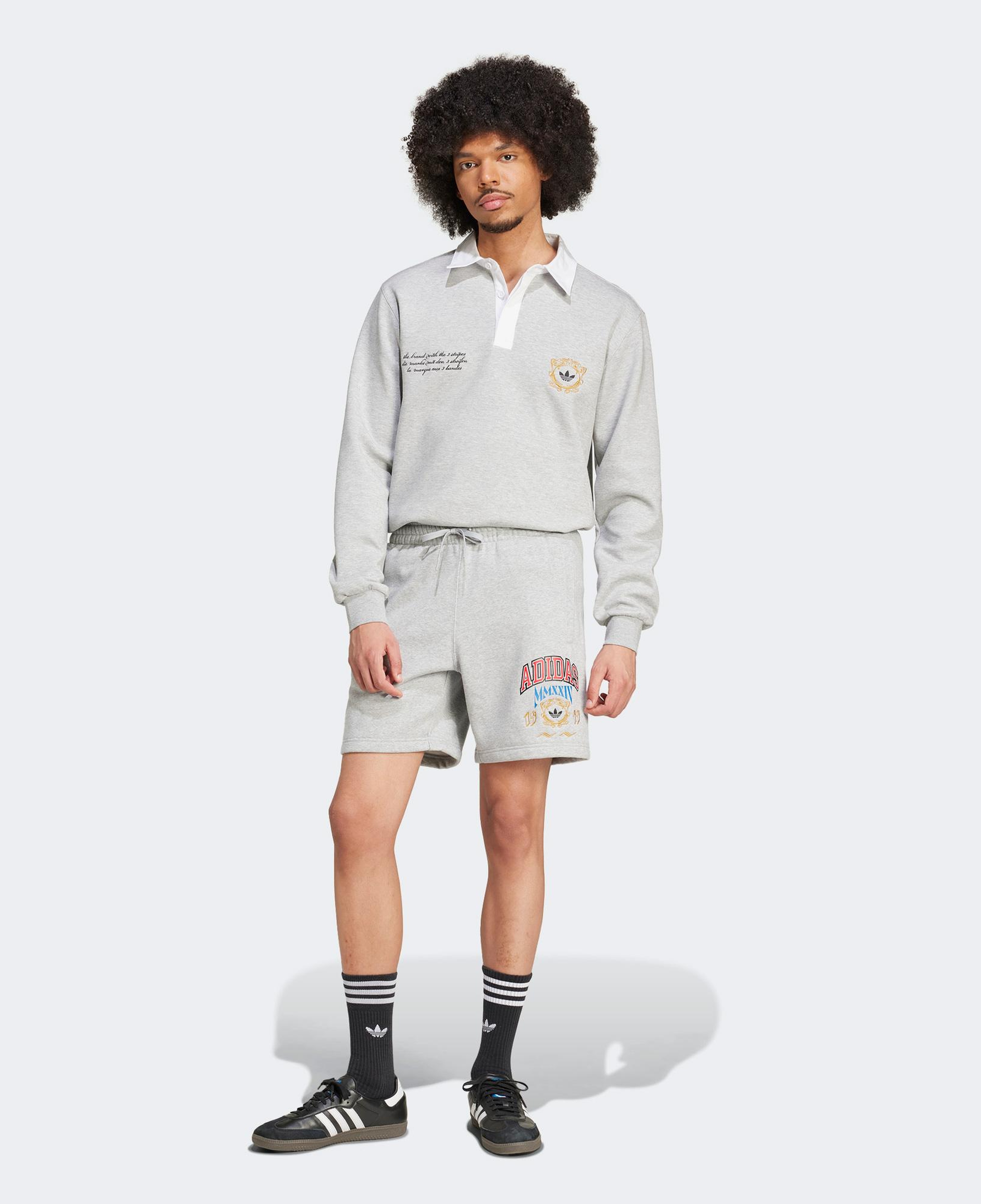 Adidas Vrcts Erkek Gri Şort