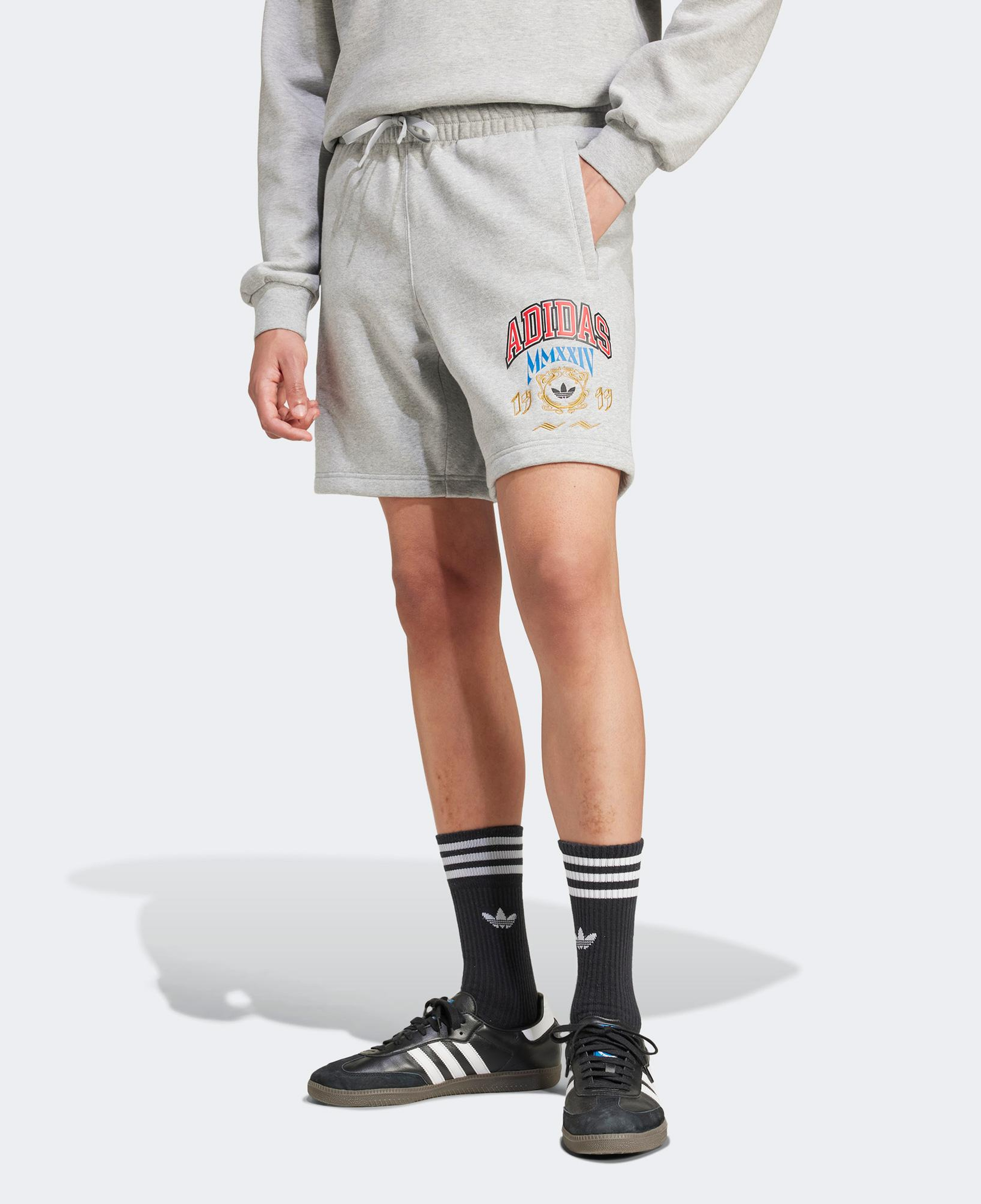 Adidas Vrcts Erkek Gri Şort