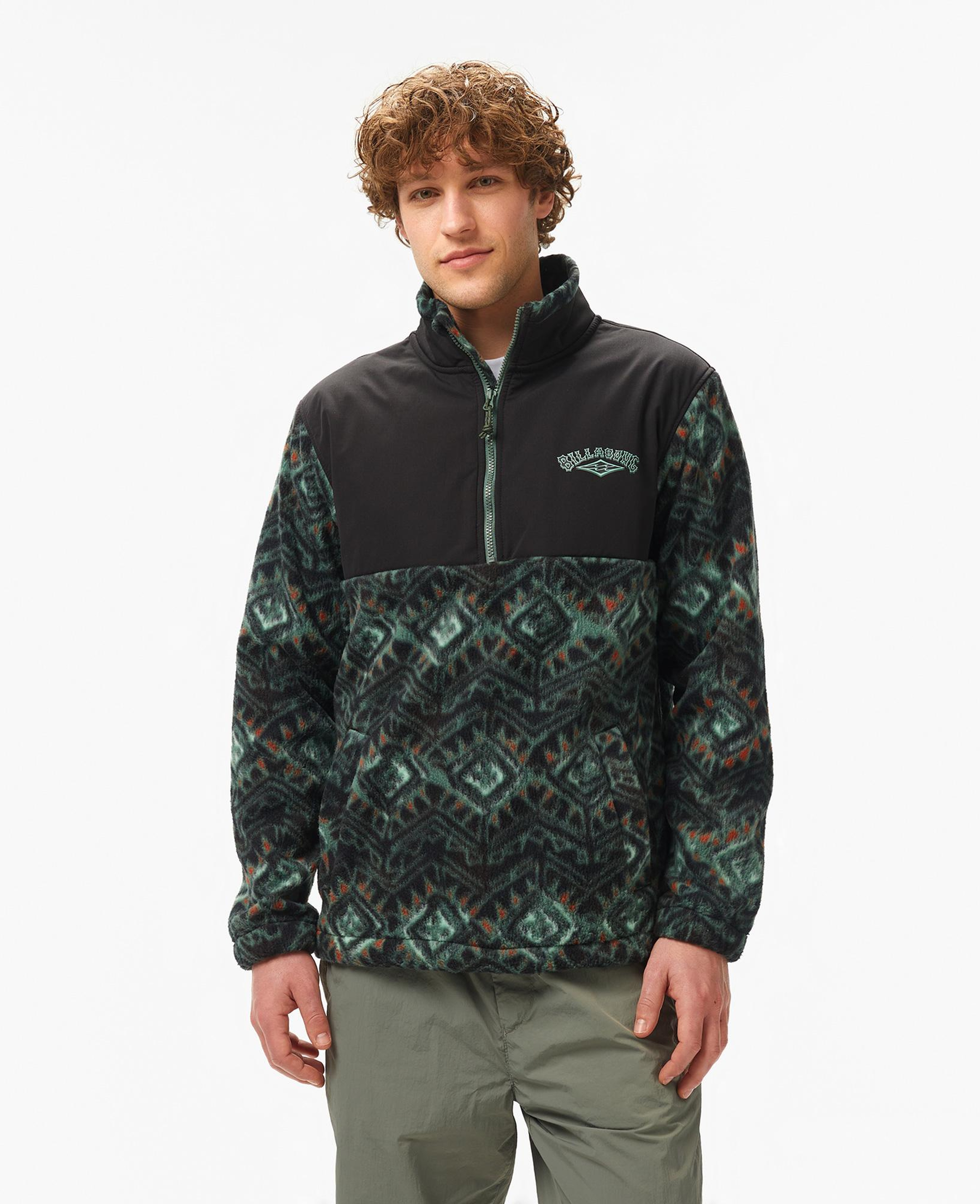 Billabong Boundary Re-İssue Erkek Siyah Polar Sweatshirt