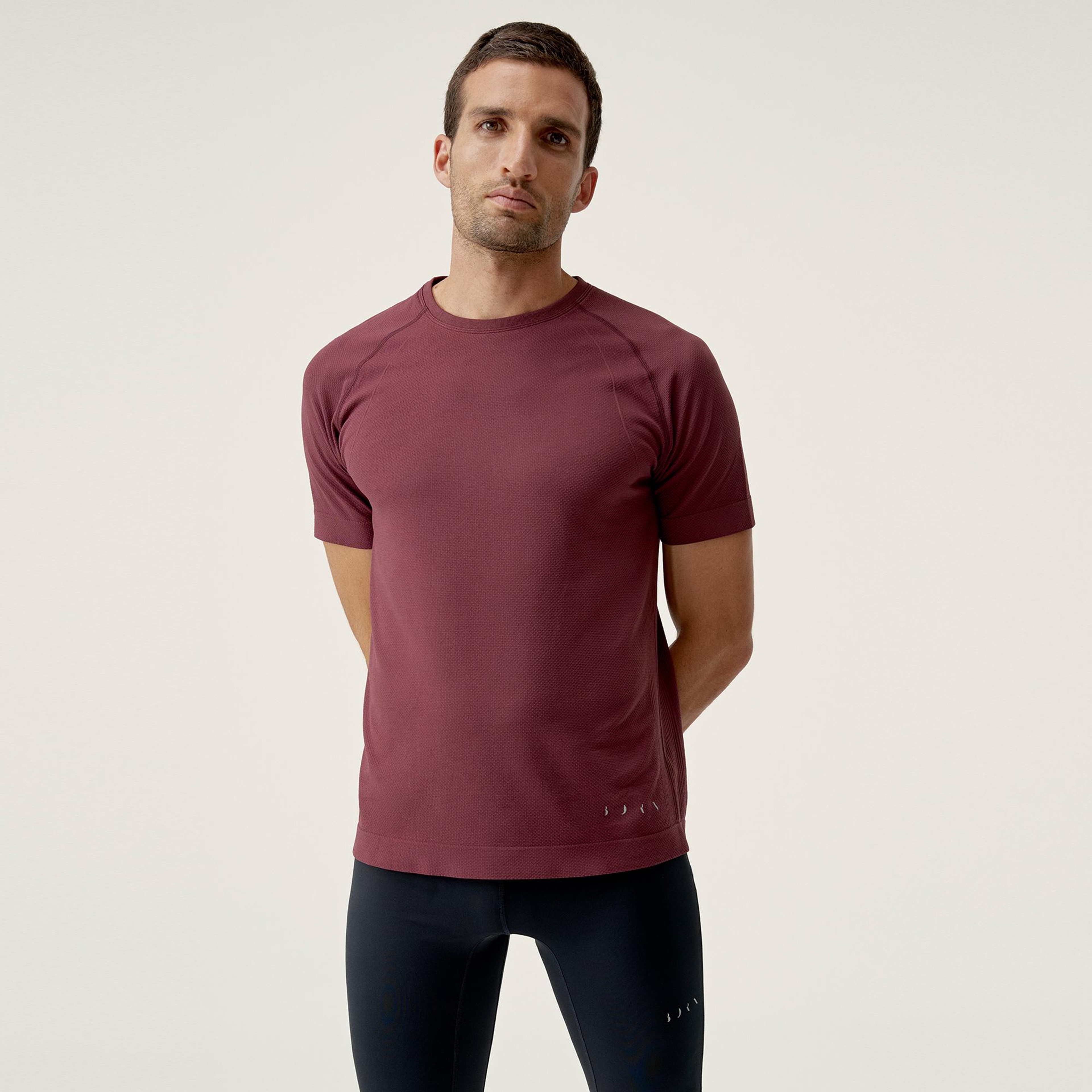 Born Otawa Erkek Bordo T-Shirt