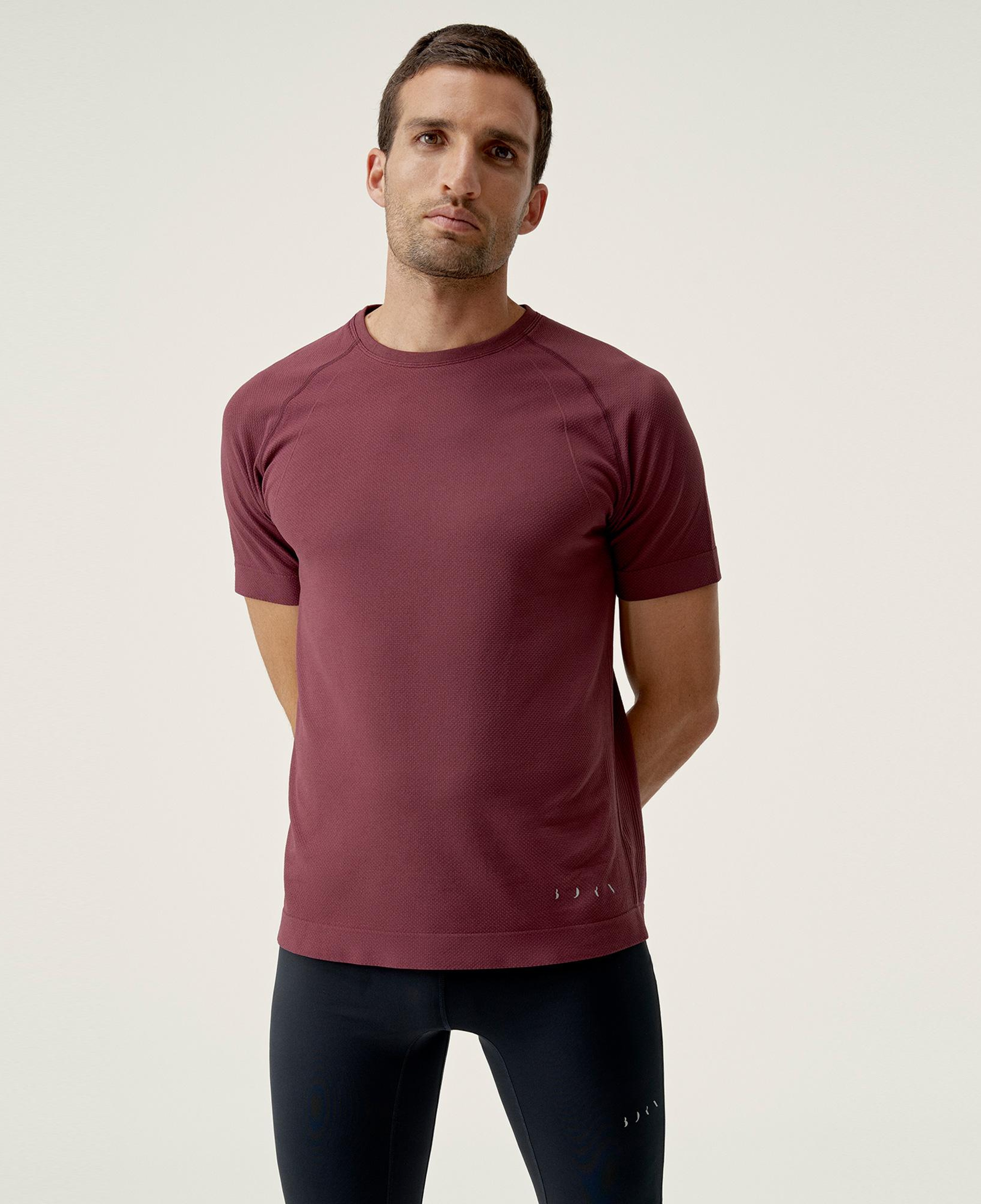 Born Otawa Erkek Bordo T-Shirt
