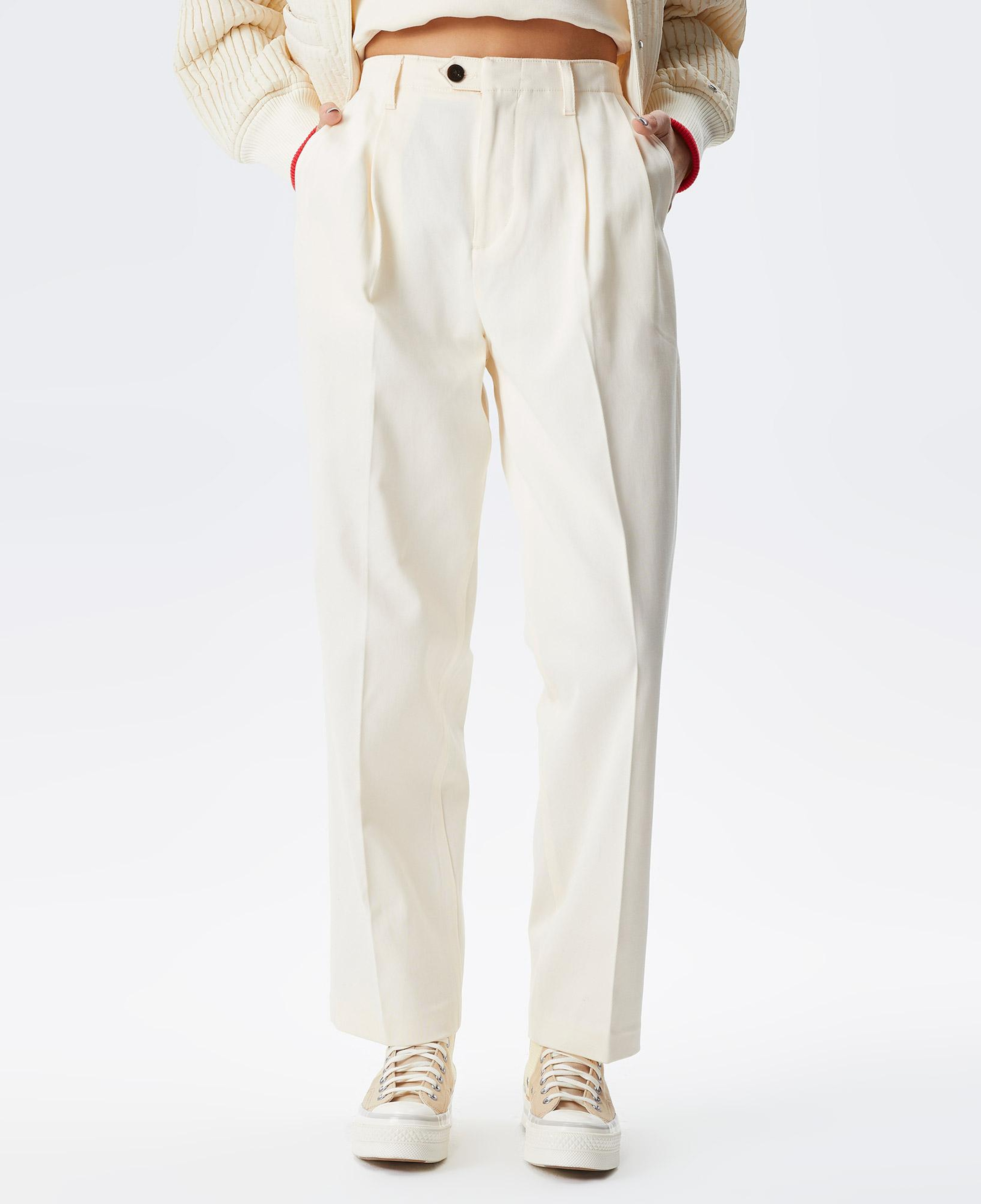 Tommy Hilfiger Relaxe Daight Chino Kadın Bej Pantolon
