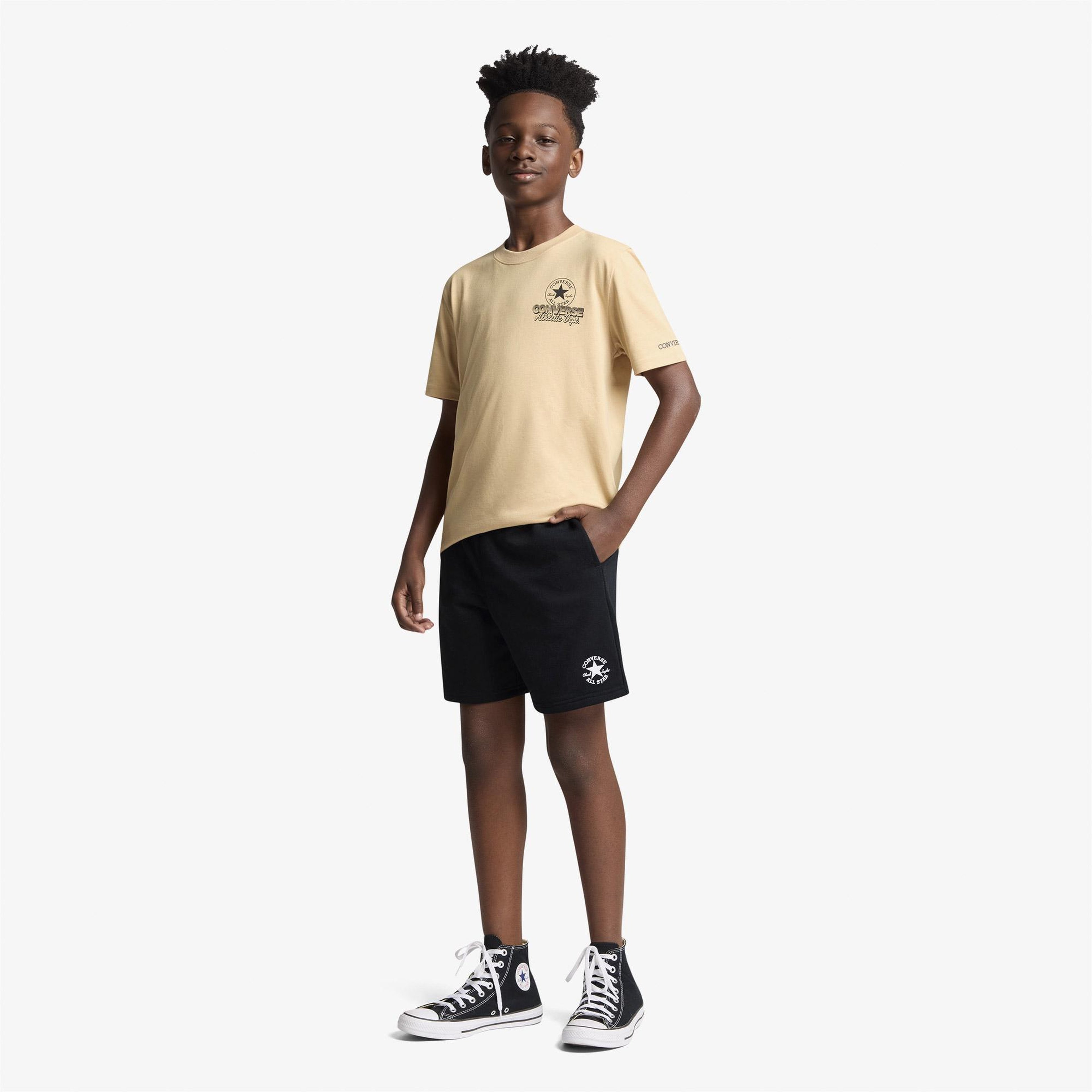 Converse Erkek Genç Çocuk Siyah Şort