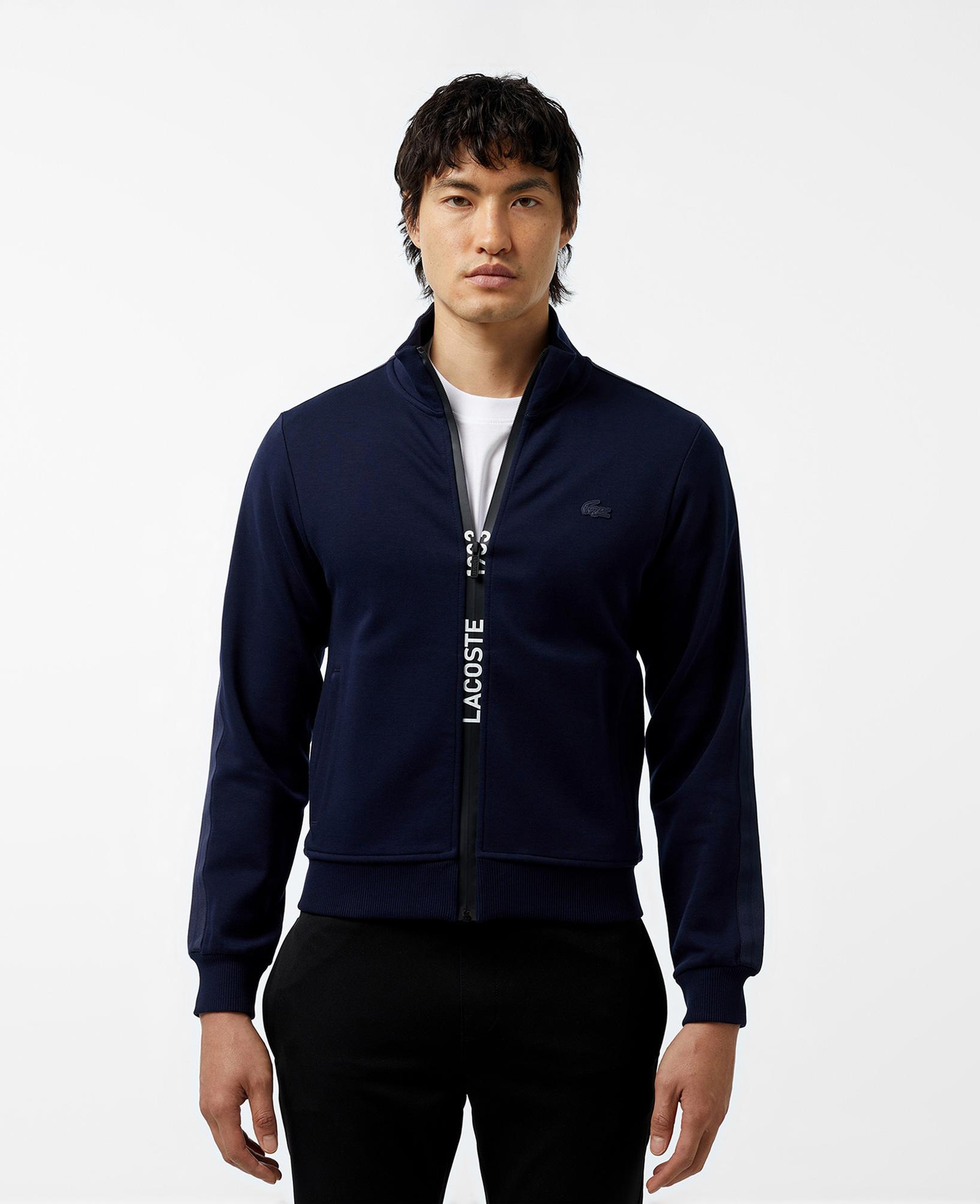Lacoste Erkek Regular Fit Fermuarlı Lacivert Sweatshirt