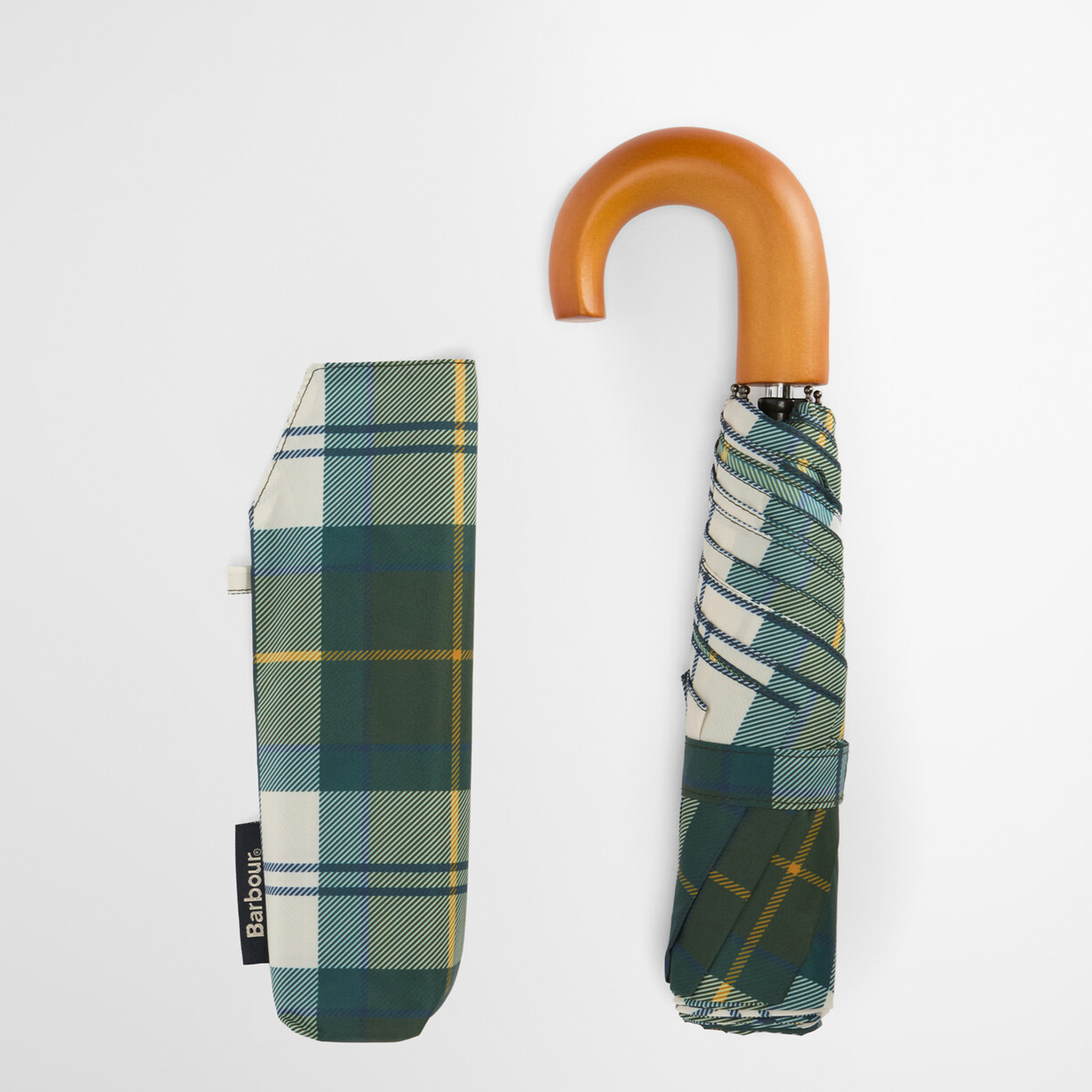 Barbour Tartan Mini Şemsiye