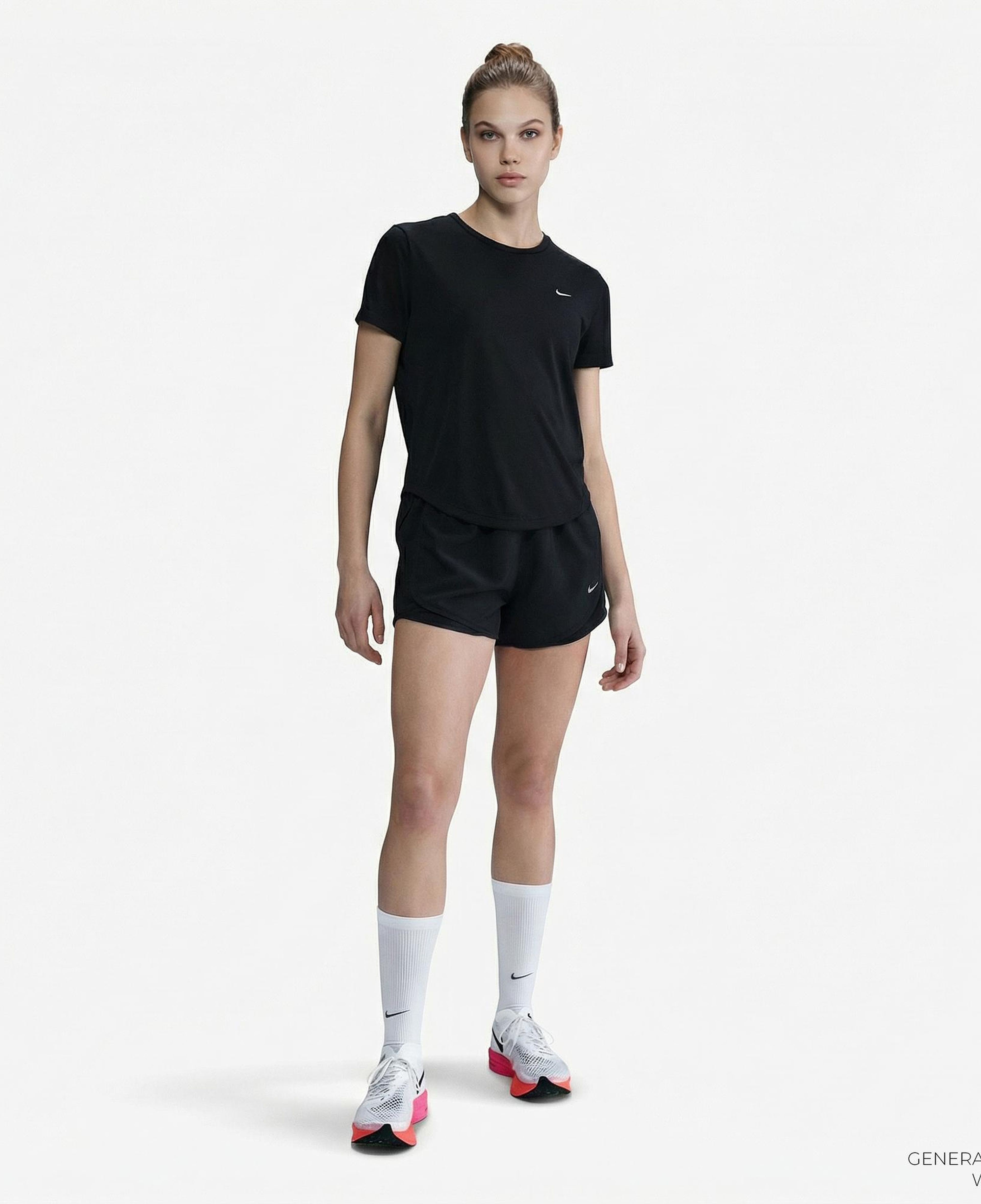 Nike Tempo Dri-Fit Kadın Siyah T-Shirt