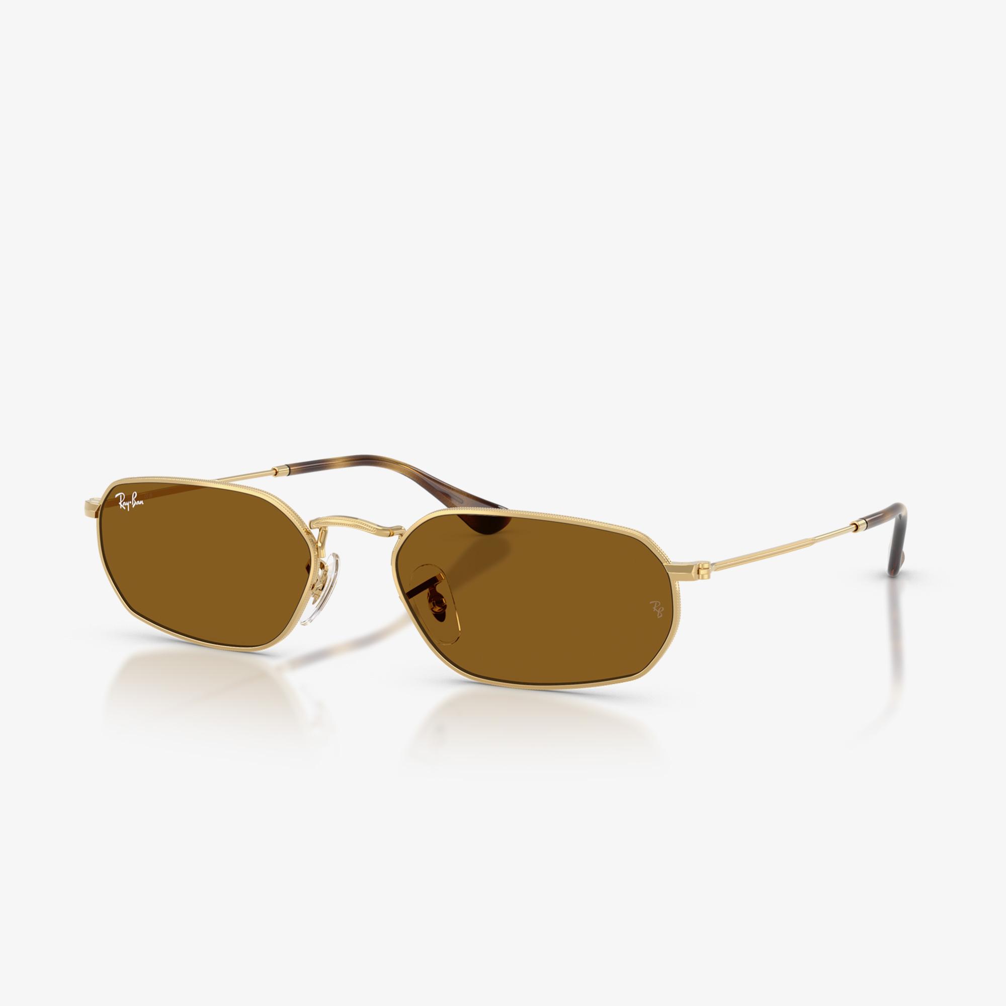 Ray-Ban RB3947 Unisex Altın Rengi Güneş Gözlüğü